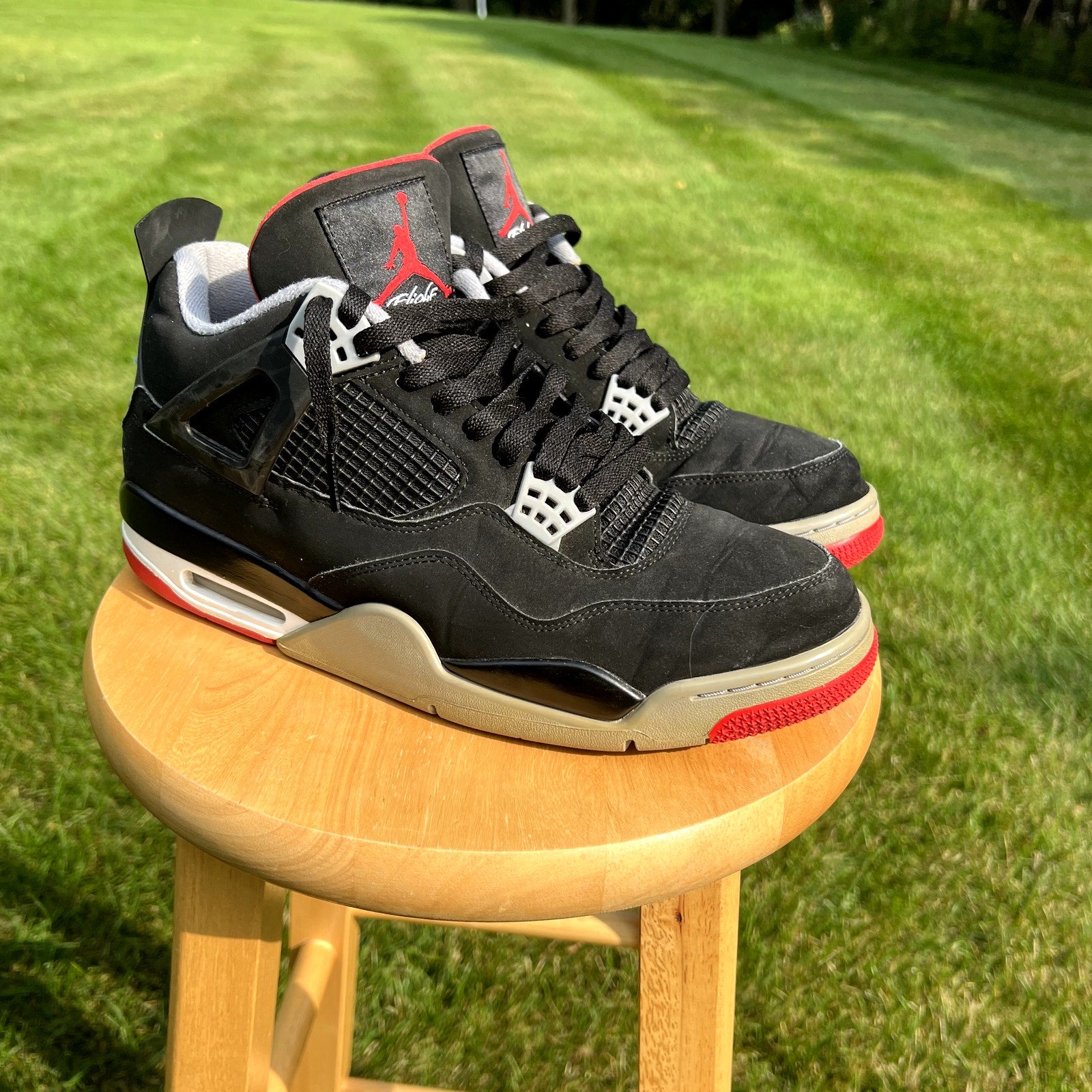 Air Jordan 4 Retro OG Bred 2019 Men's Shoes - Size 12