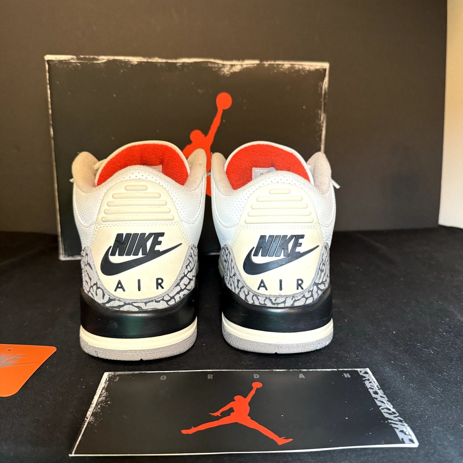 Air Jordan 3 Retro White Cement Reimagined Men's Shoes - Size 10