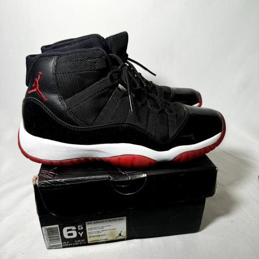 Air Jordan 11 Retro GS Bred 2012 Kids Shoes - Size 6.5