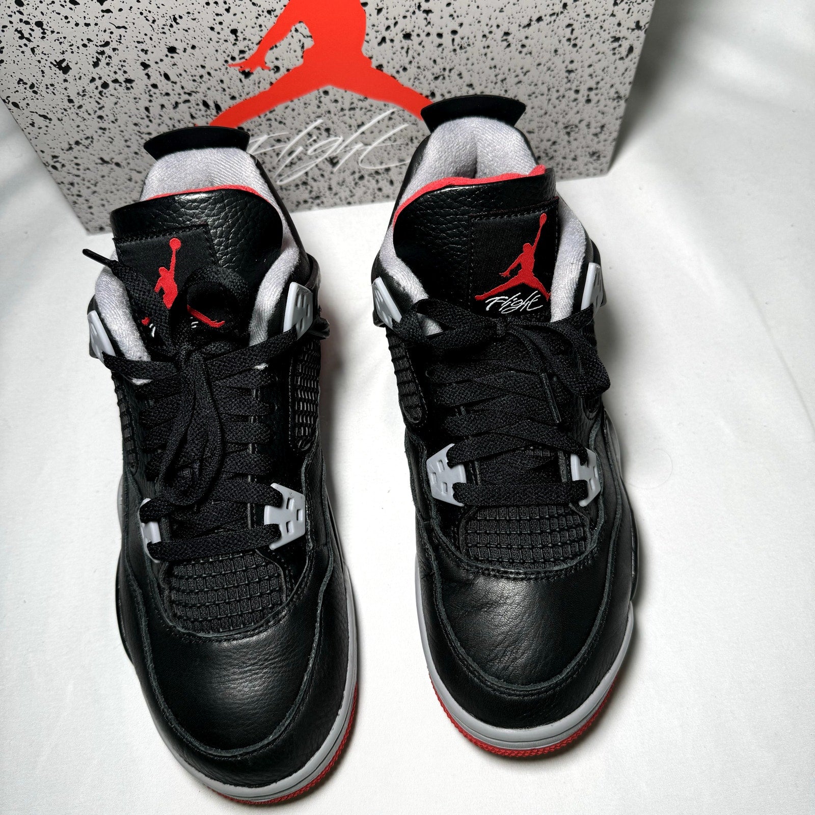 Air Jordan 4 Retro GS Bred Reimagined Kids Shoes - Size 6.5