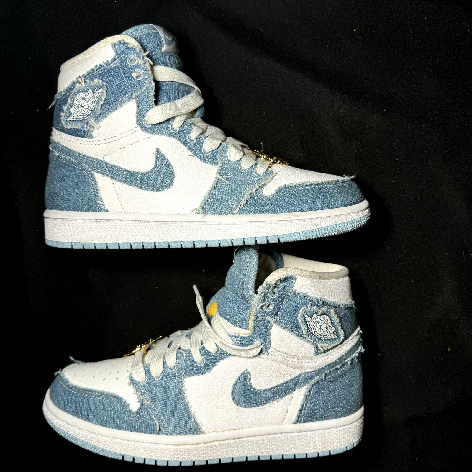 Air Jordan 1 Retro High OG Denim Women's Shoes - Size 6.5