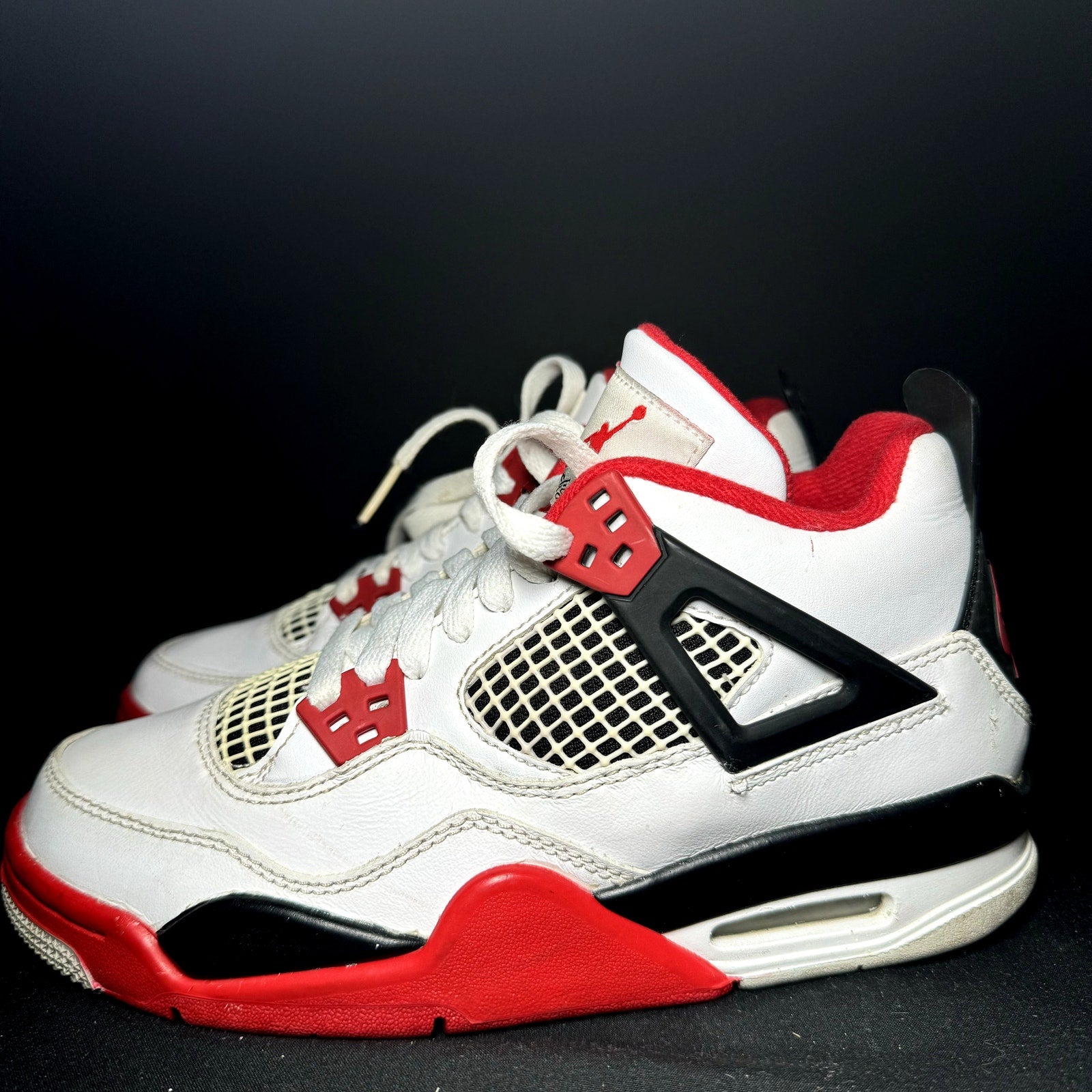 Air Jordan 4 Retro OG GS Fire Red 2020 Kids Shoes - Size 4.5