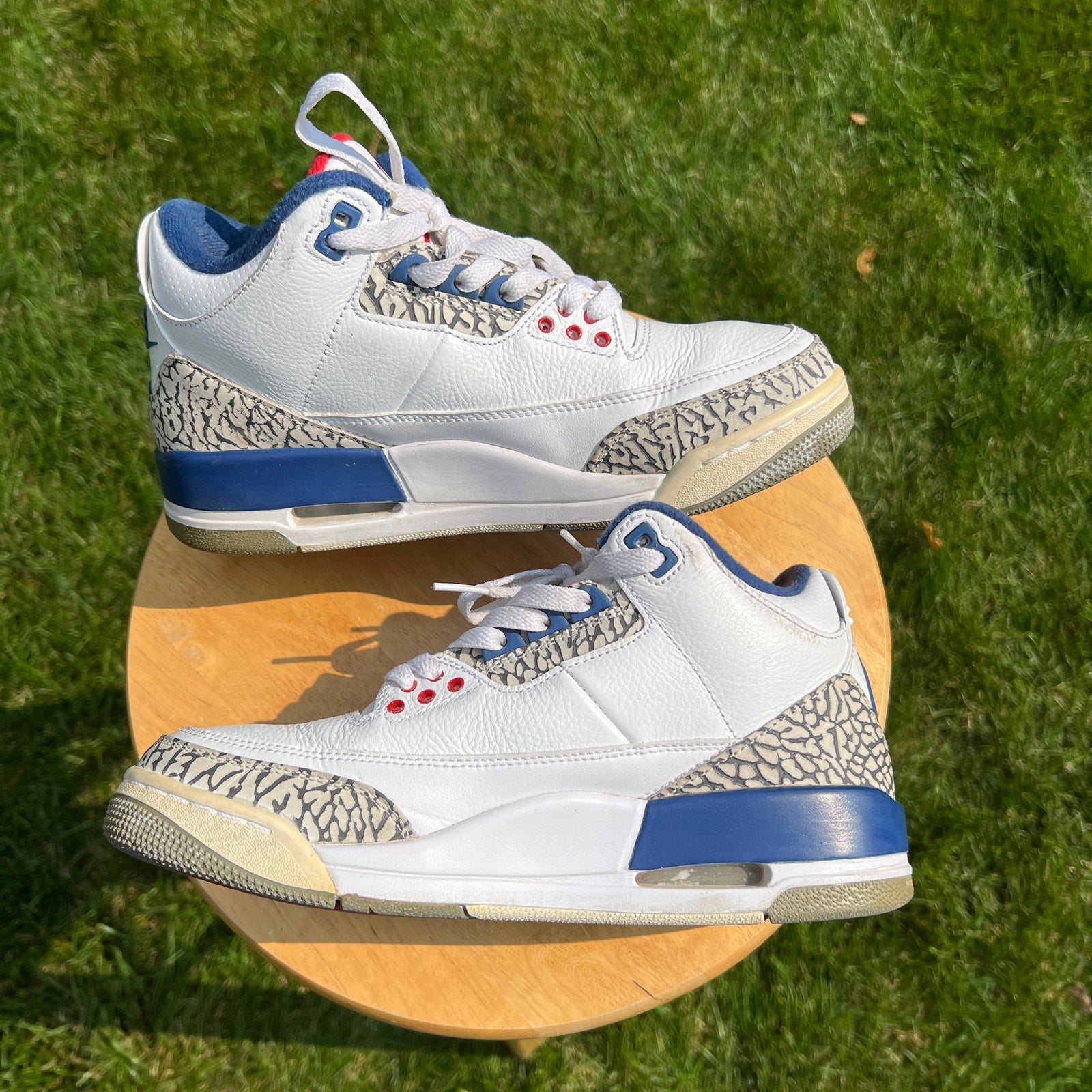 Air Jordan 3 Retro OG True Blue 2016 Men's Shoes - Size 7