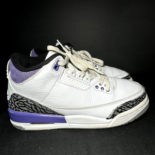 Air Jordan 3 Retro GS Dark Iris Kids Shoes - Size 5