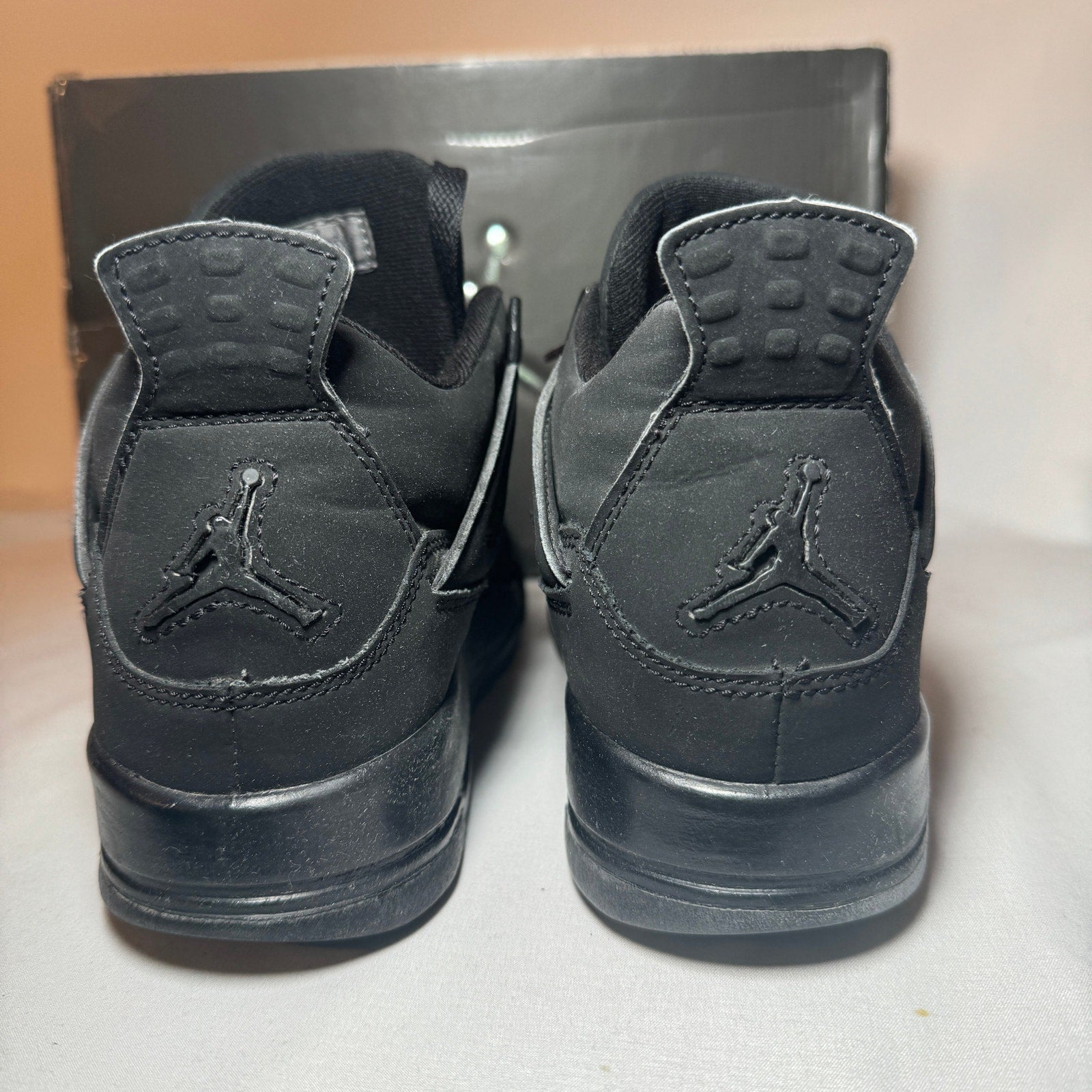 Air Jordan 4 Retro GS Black Cat 2006 Kids Shoes - Size 6