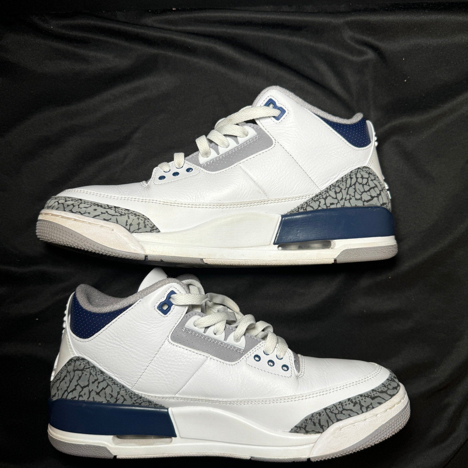 Air Jordan 3 Retro Midnight Navy Men's Shoes - Size 10.5