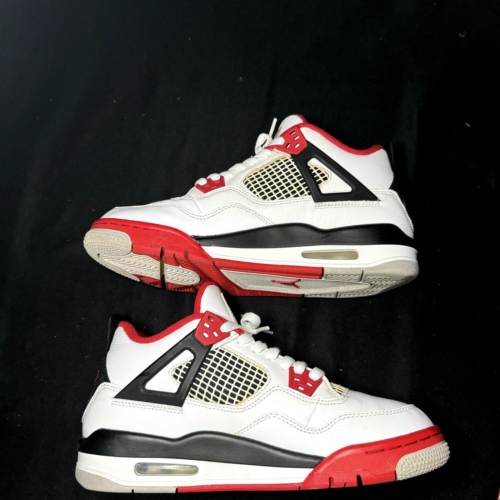 Air Jordan 4 Retro OG GS Fire Red 2020 Kids Shoes - Size 7