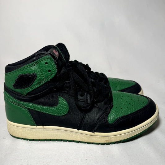 Air Jordan 1 Retro High OG GS Pine Green 2.0 Kids Shoes - Size 7