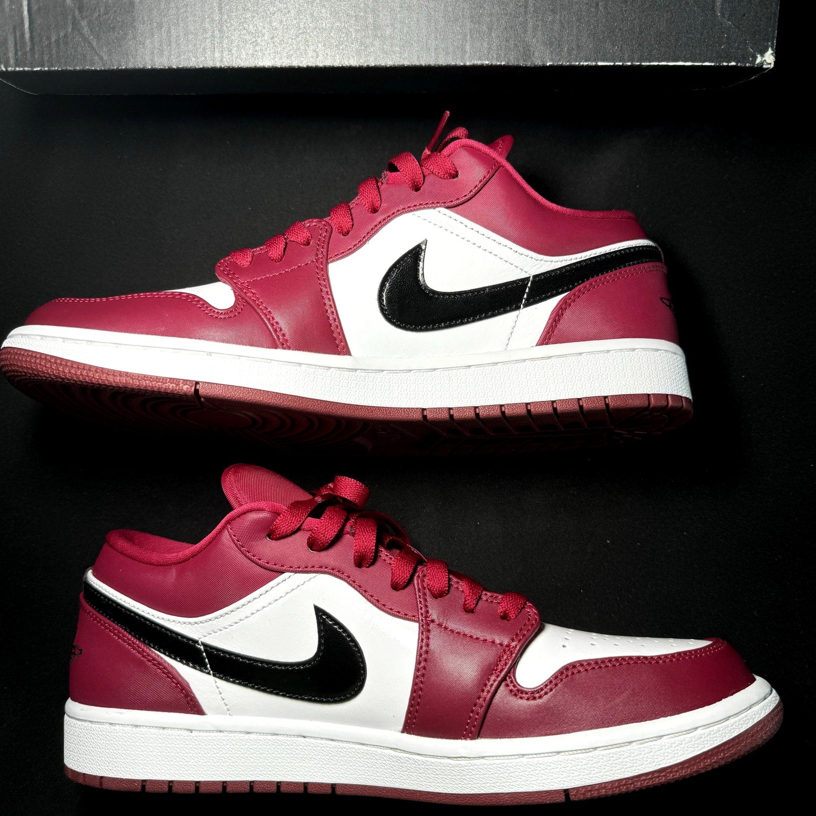 Air Jordan 1 Low Noble Red 2020 Men's Shoes  - Size 10