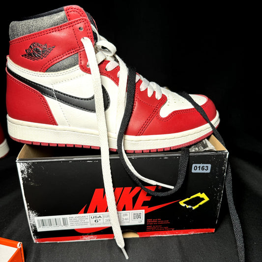 Air Jordan 1 Retro High OG Chicago Lost & Found 2022 Kids Shoes  - Size 6.5