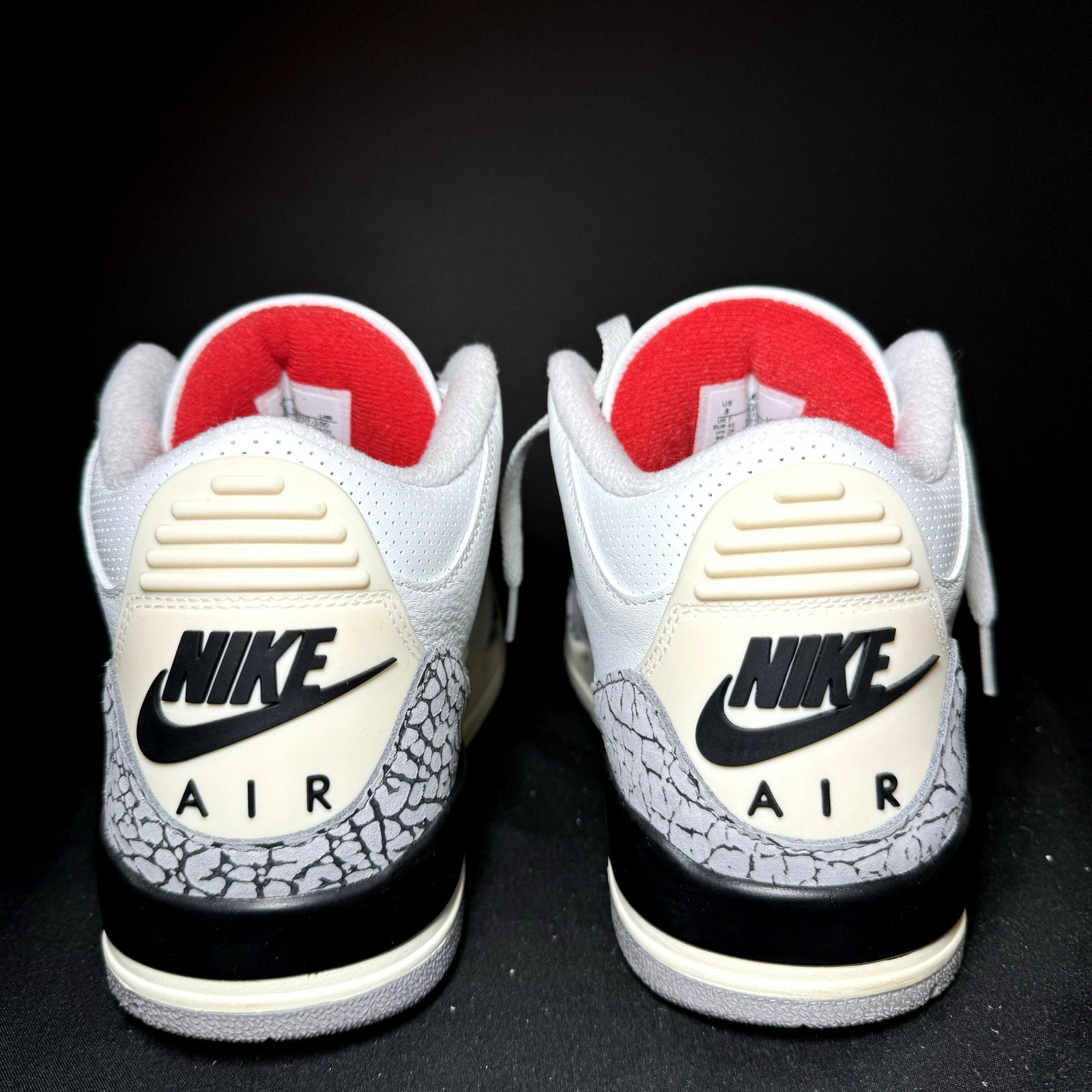 Air Jordan 3 Retro White Cement Reimagined Men's Shoes - Size 8