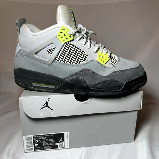 Air Jordan 4 Retro SE Neon 95 Men's Shoes - Size 10.5