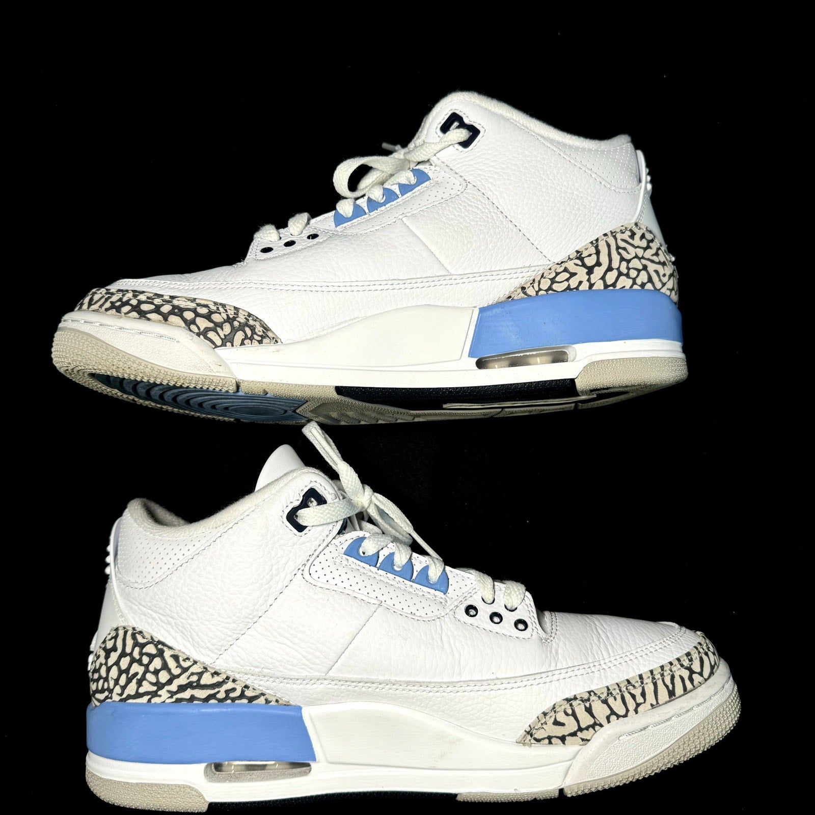 Air Jordan 3 Retro UNC Men's Shoes - Size 8.5