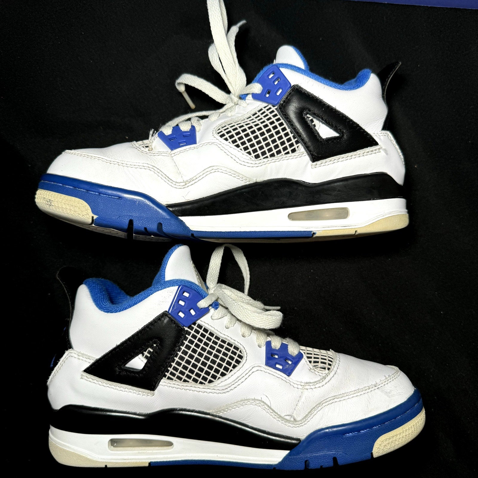 Air Jordan 4 Retro GS Motorsports Kids Shoes - Size 4.5