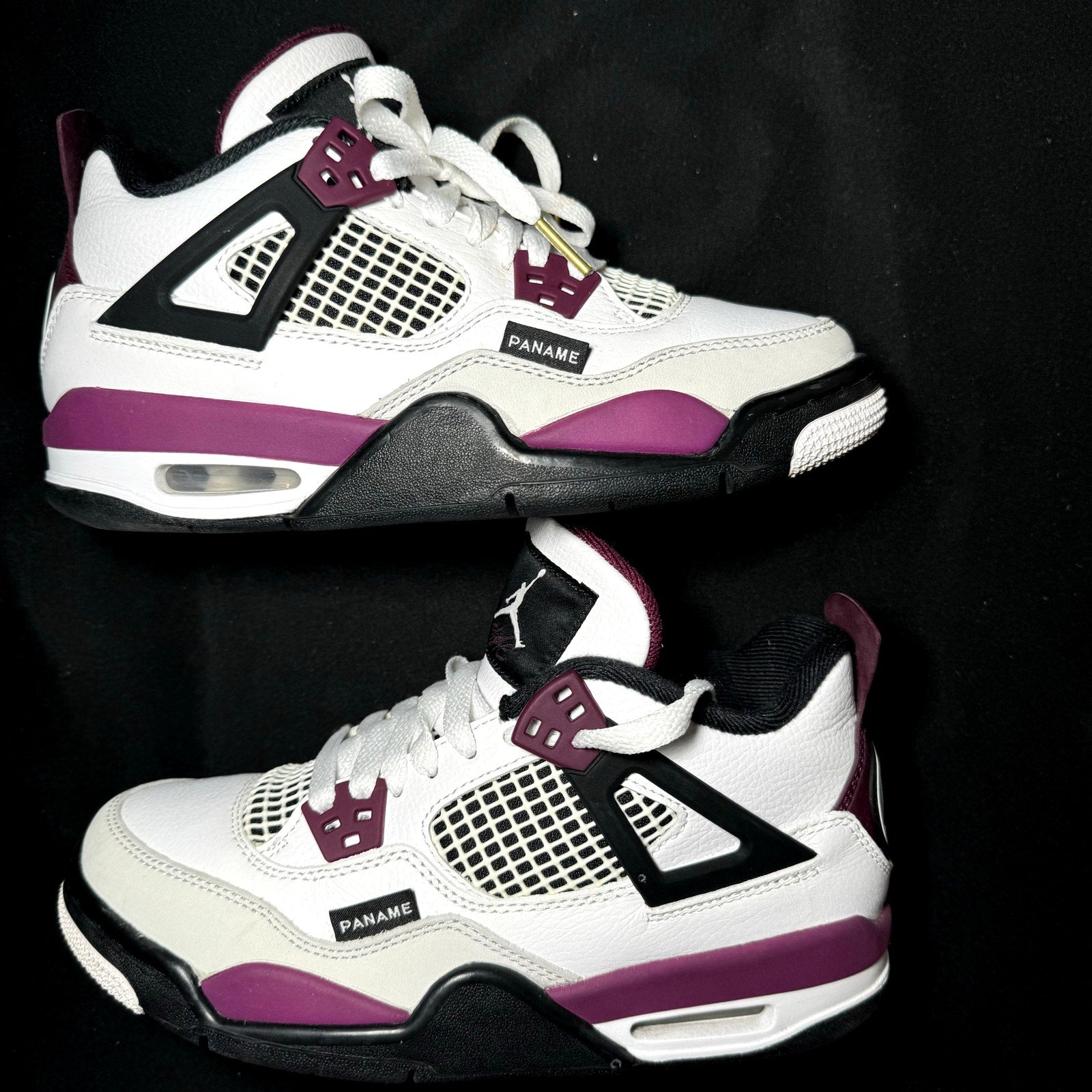 Paris Saint-Germain x Nike Air Jordan 4 Retro GS Bordeaux Kids Shoes - Size 5