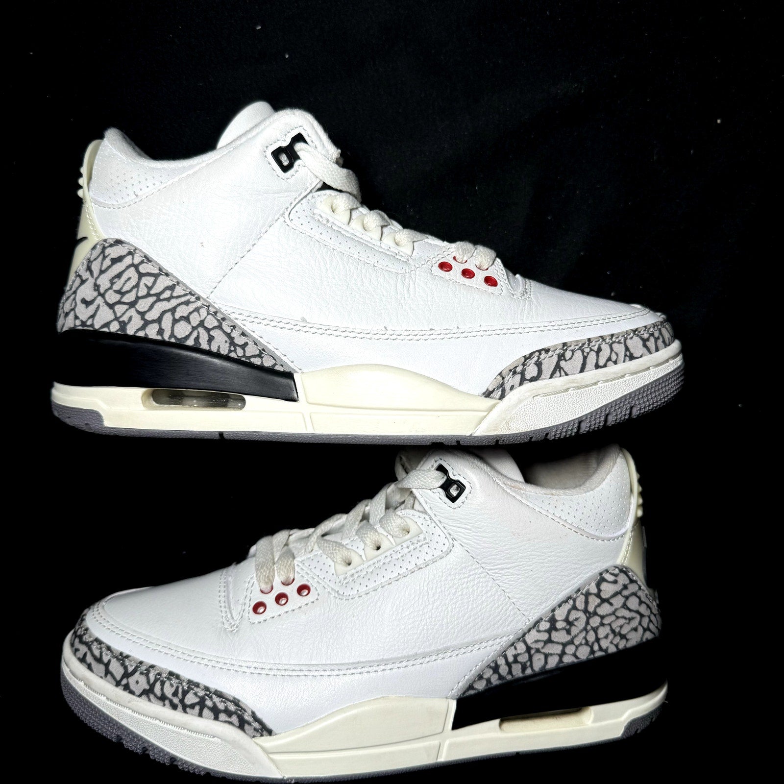 Air Jordan 3 Retro White Cement Reimagined Kids Shoes - Size 6