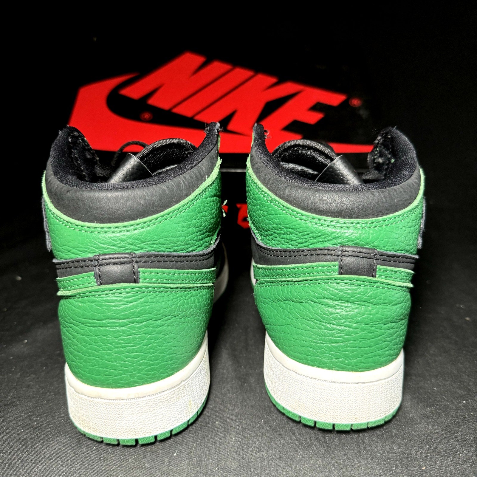 Air Jordan 1 Retro High OG GS Pine Green 2.0 2020 Kids Shoes  - Size 5.5