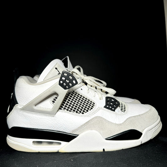 Air Jordan 4 Retro Military Black Men's Shoes - Size 11