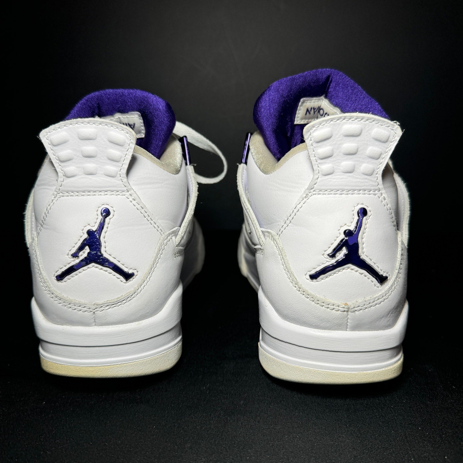 Air Jordan 4 Retro Purple Metallic Men's Shoes - Size 7.5