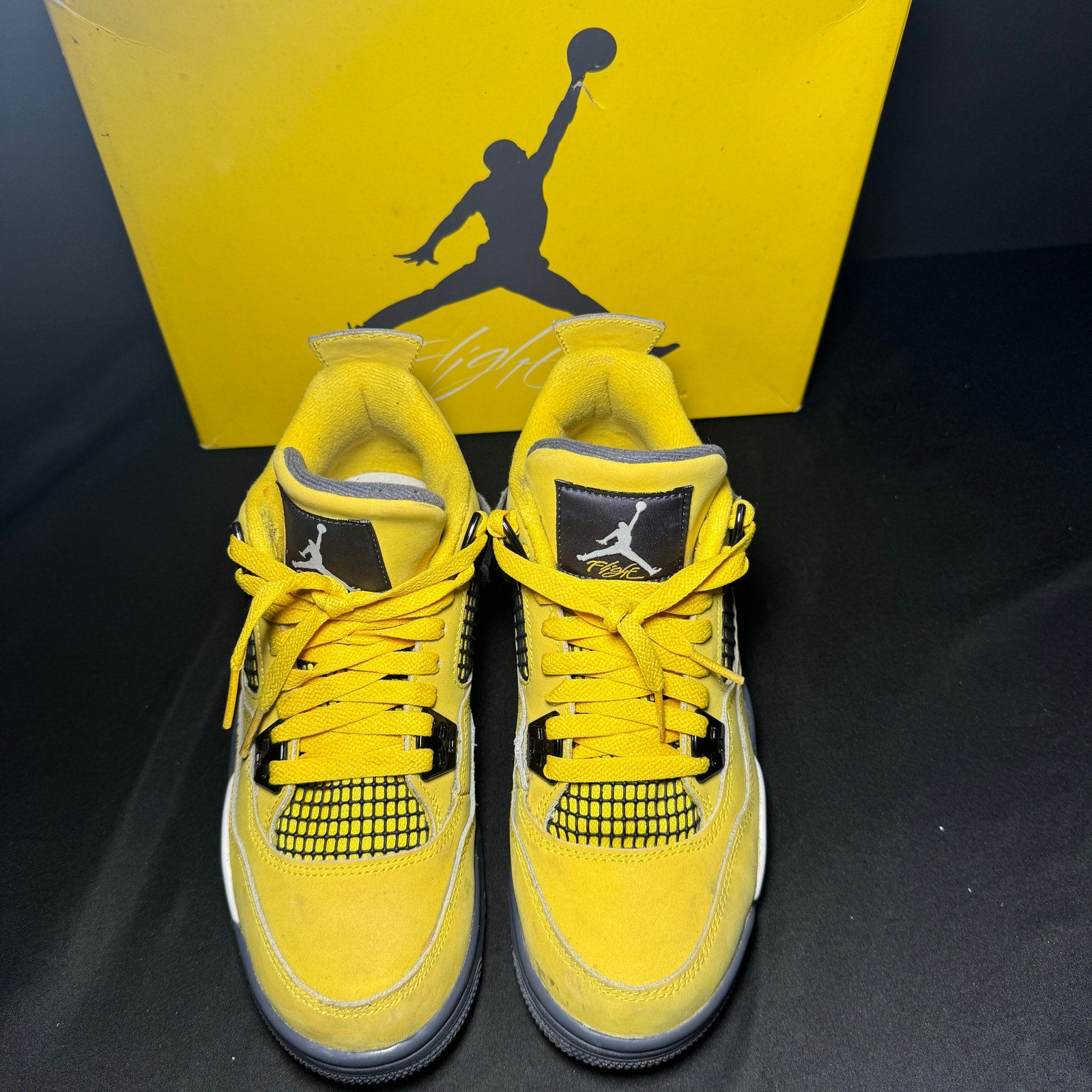 Air Jordan 4 Retro GS Lightning 2021 Kids Shoes - Size 6