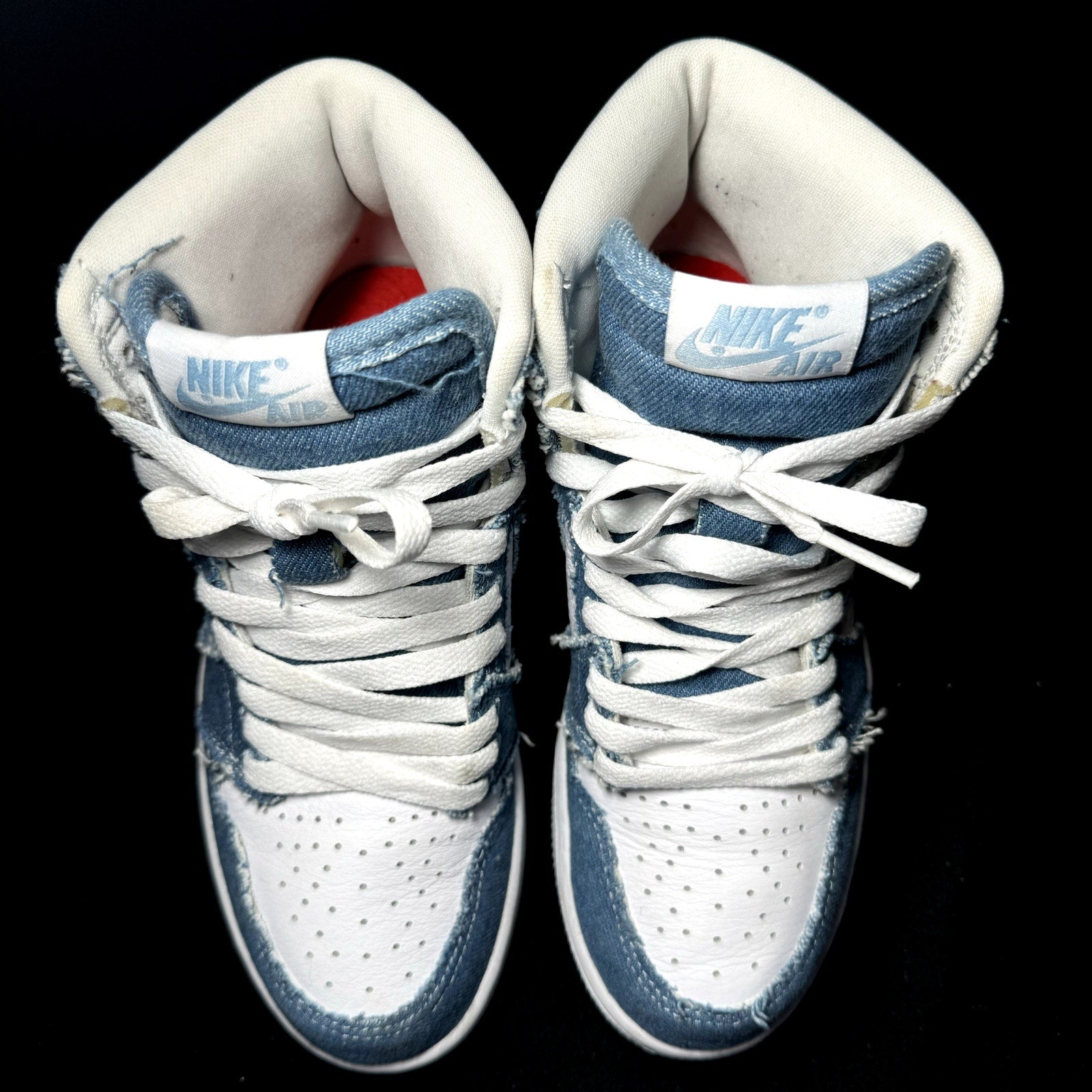 Air Jordan 1 Retro High OG Denim Women's Shoes - Size 5