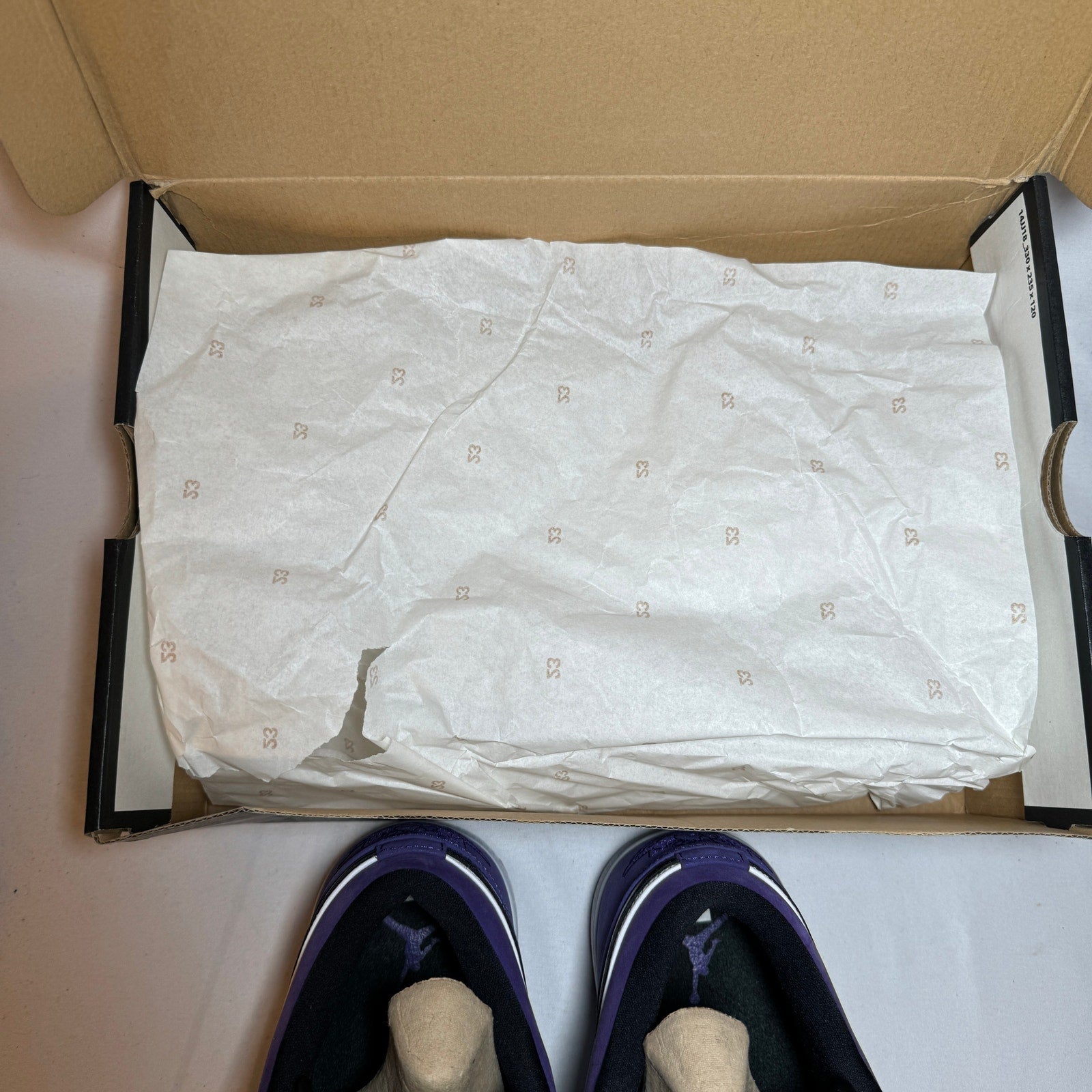 Air Jordan I Low Court Purple Men's Shoes - Size 12