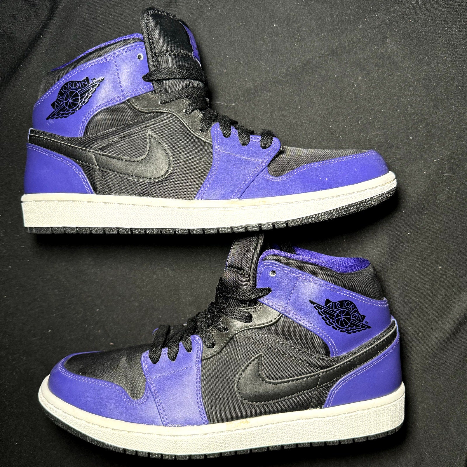 Air Jordan 1 Retro Mid Dark Concord Men's Shoes - Size 9