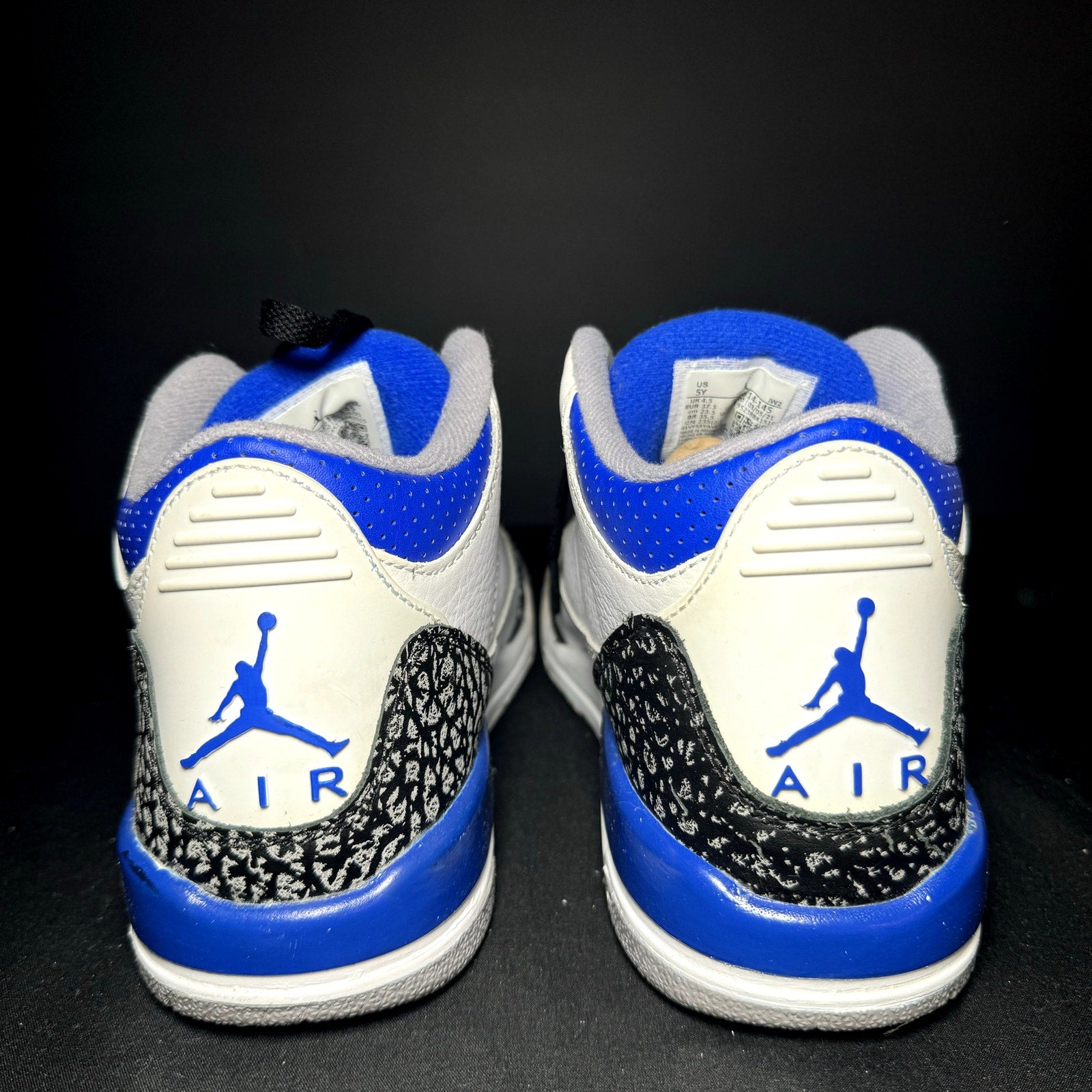 Air Jordan 3 Retro GS Racer Blue Kids Shoes - Size 5