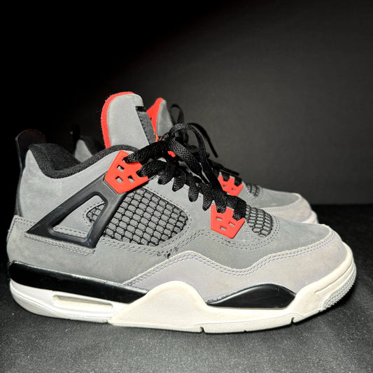 Air Jordan 4 Retro GS Infrared Kids Shoes - Size 5.5