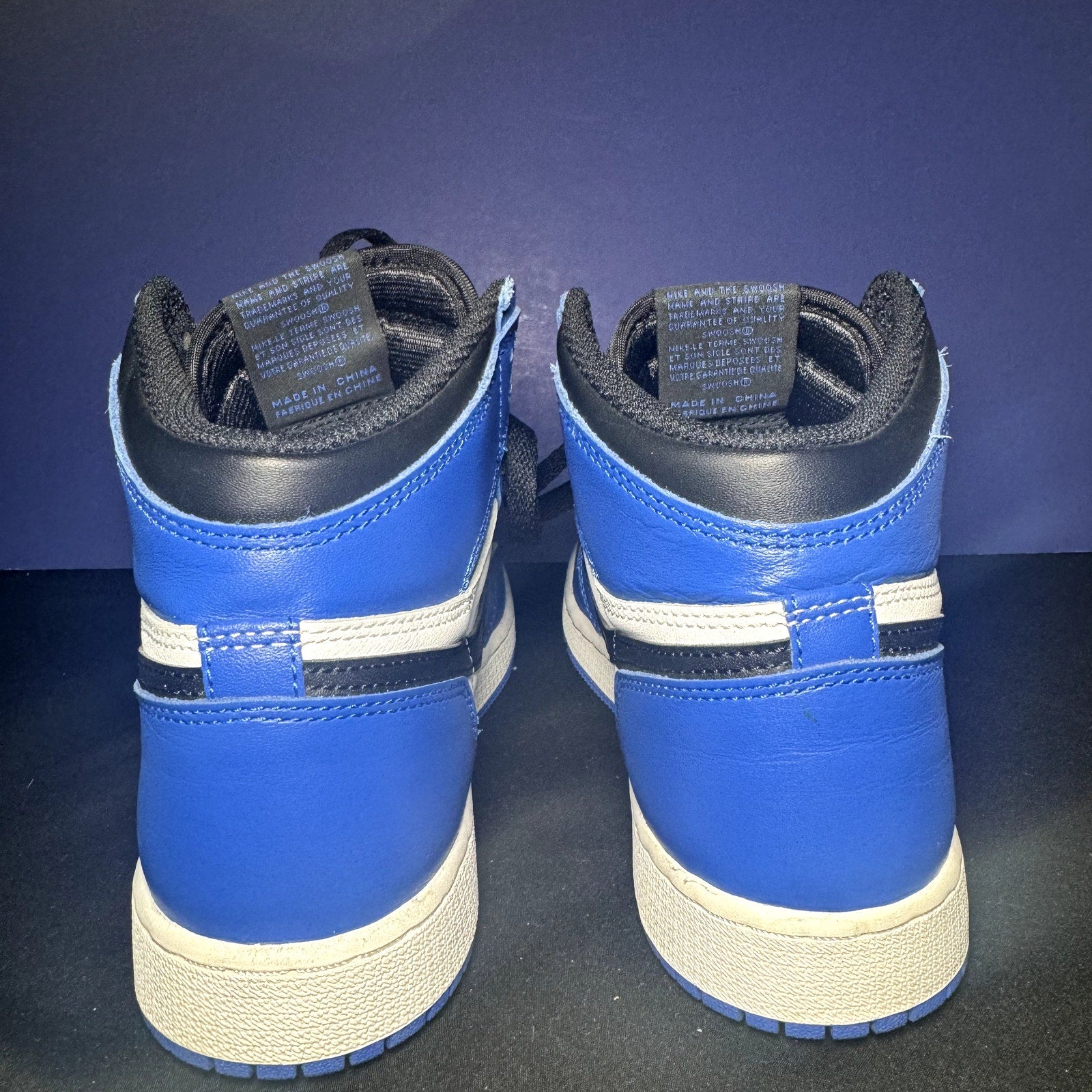 Air Jordan 1 Retro High OG BG Game Royal Kids Shoes - Size 4.5