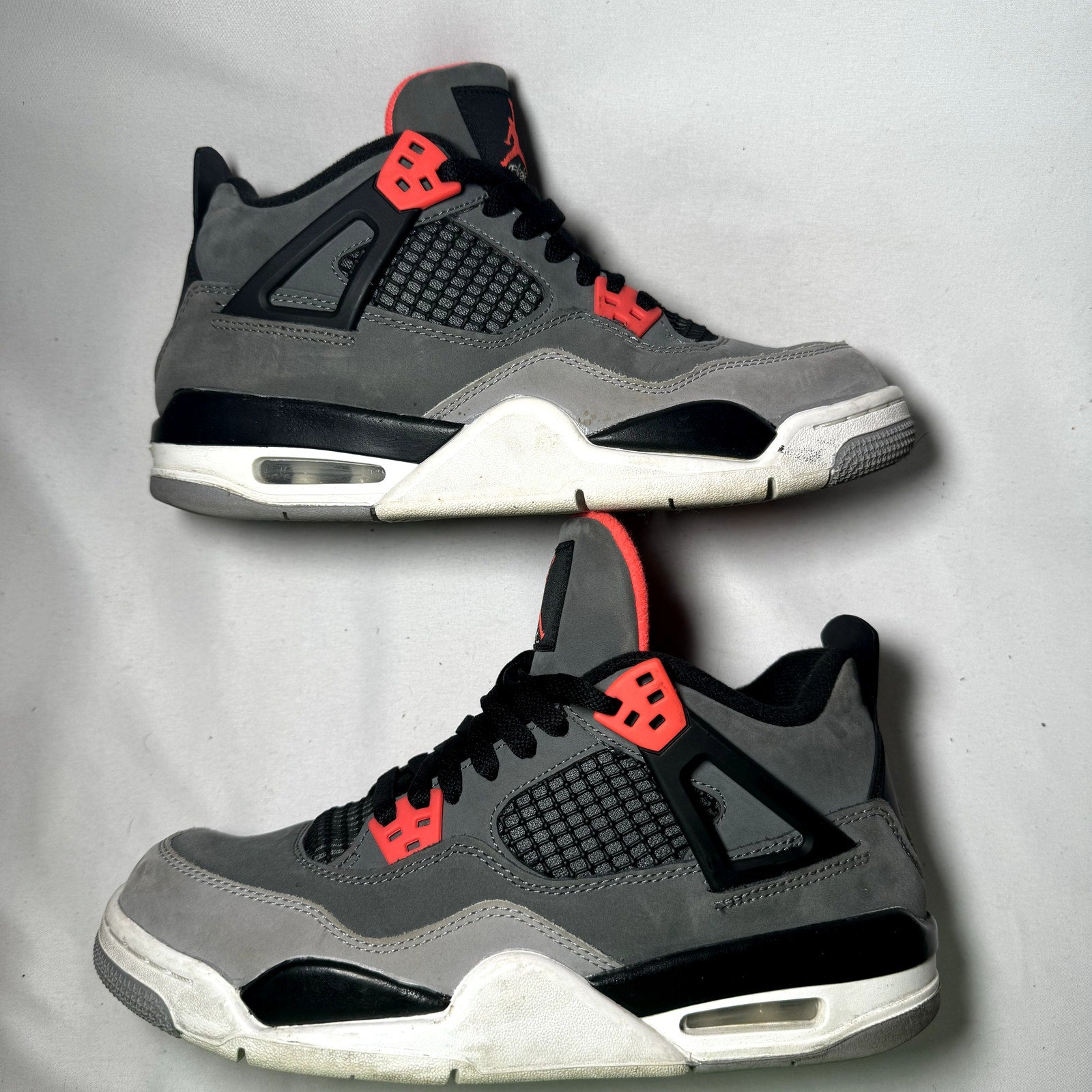 Air Jordan 4 Retro GS Infrared Kids Shoes - Size 7