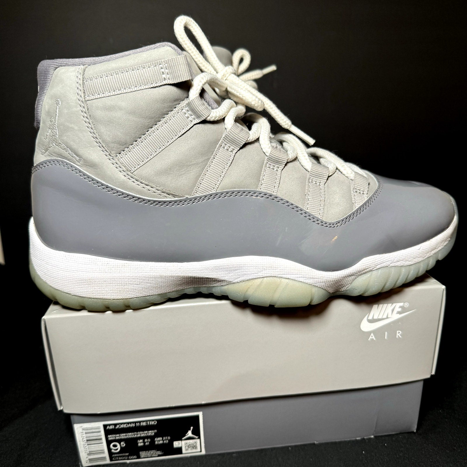 Air 11 Retro Cool Grey 2021 Men's Shoes - Size 9.5