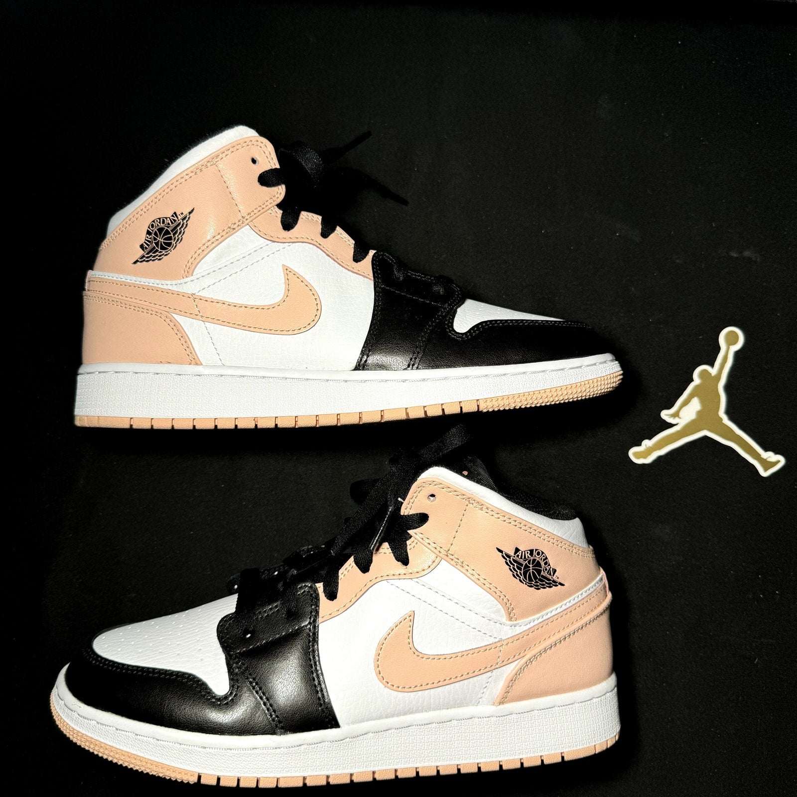 Air Jordan 1 Mid GS Crimson Tint 2021 Kids Shoes - Size 6.5