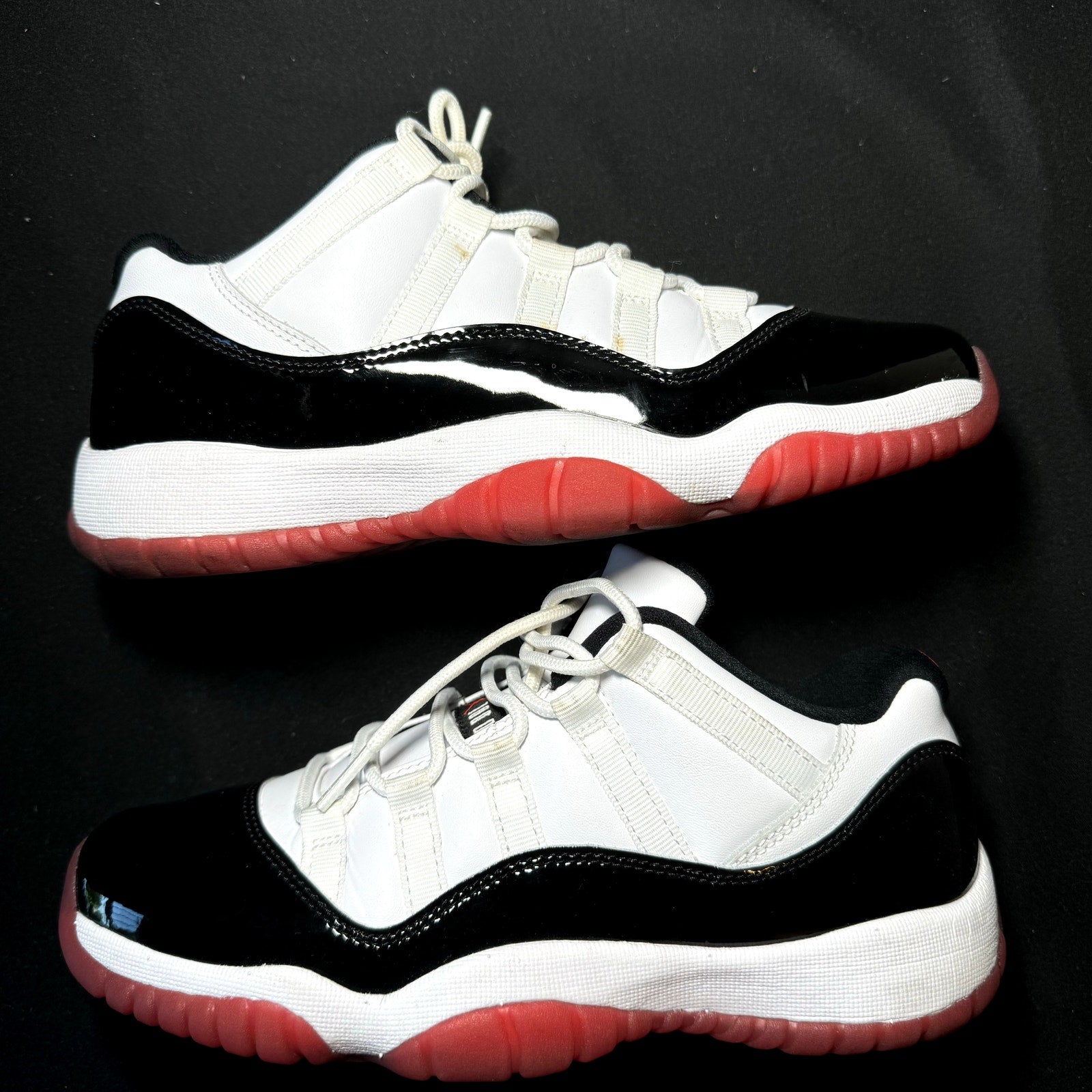 Air Jordan 11 Retro Low GS Concord-Bred Kids Shoes - Size 6.5