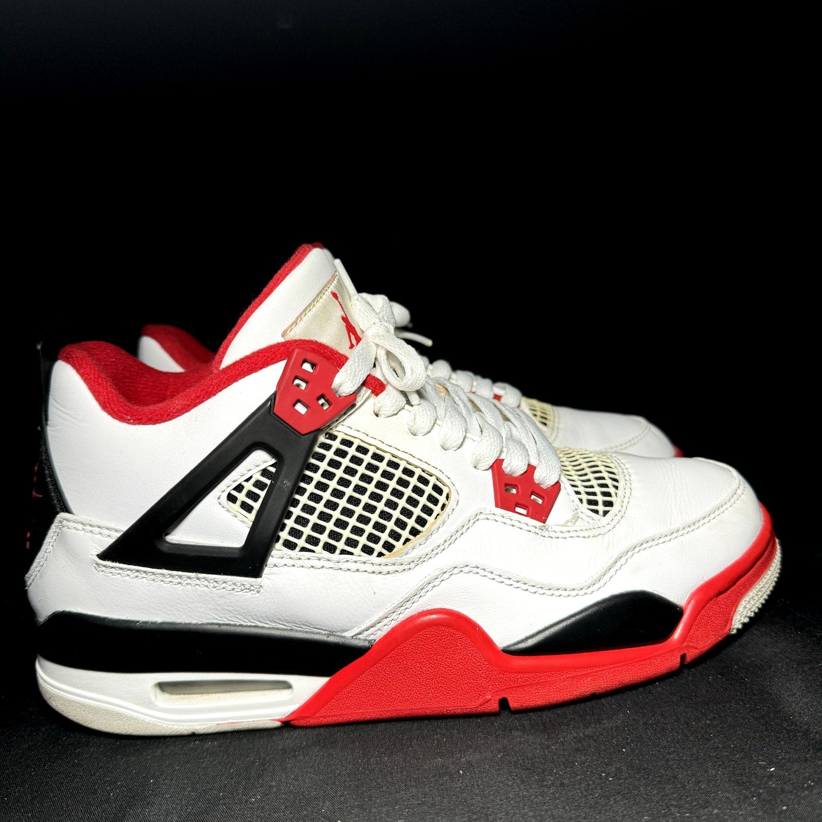 Air Jordan 4 Retro OG GS Fire Red 2020 Kids Shoes - Size 7