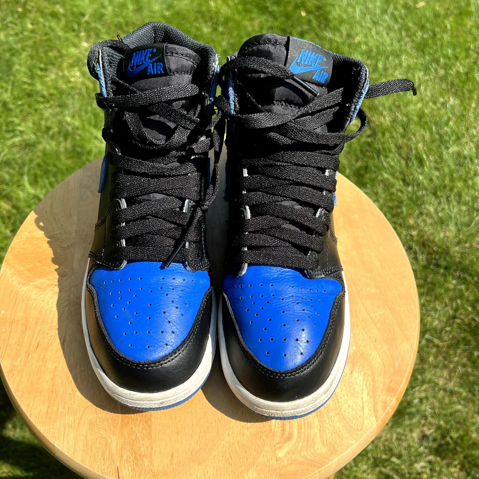 Air Jordan 1 Retro High OG BG Royal 2017 Kids Shoes - Size 6