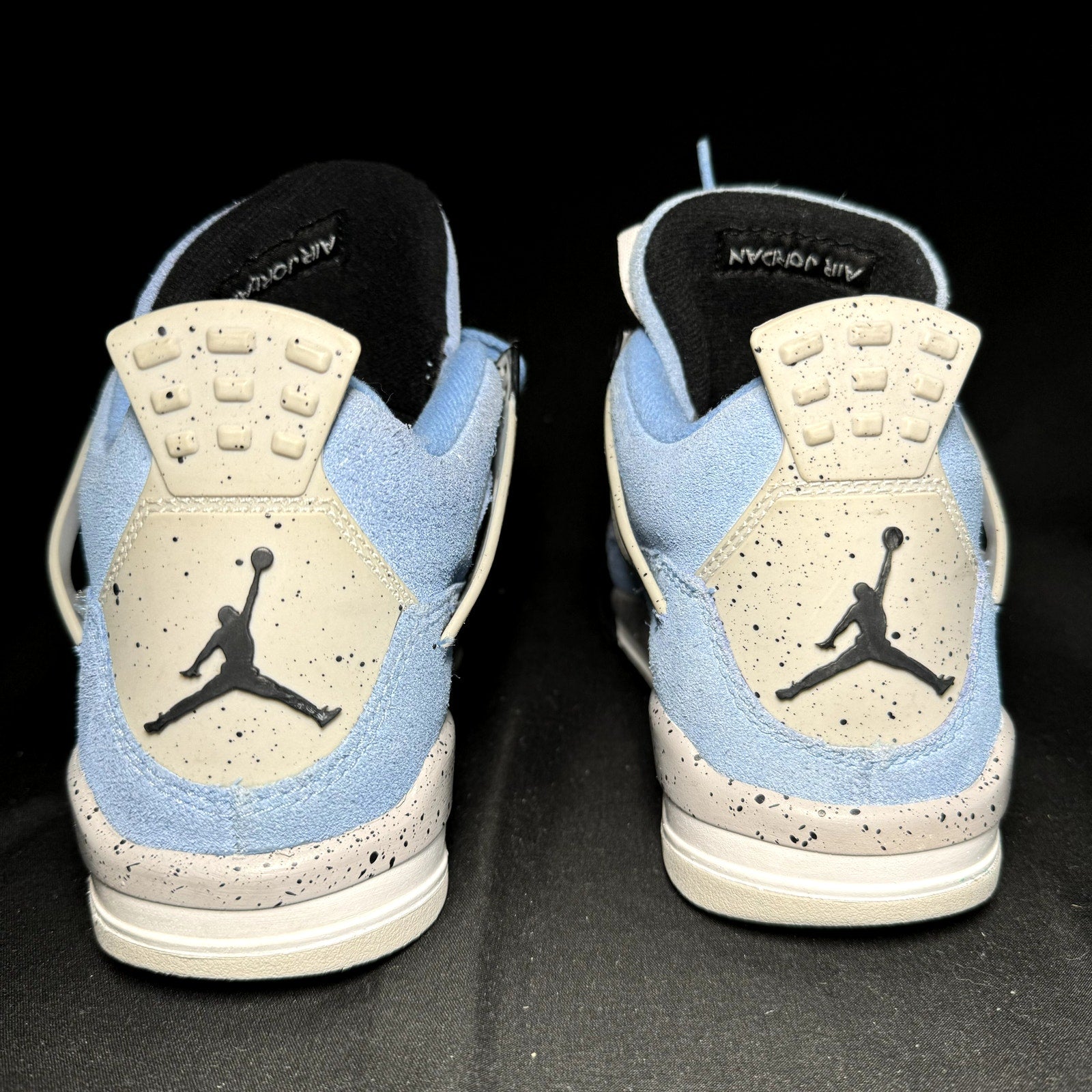 Air Jordan 4 Retro GS University Blue Kids Shoes - Size 4