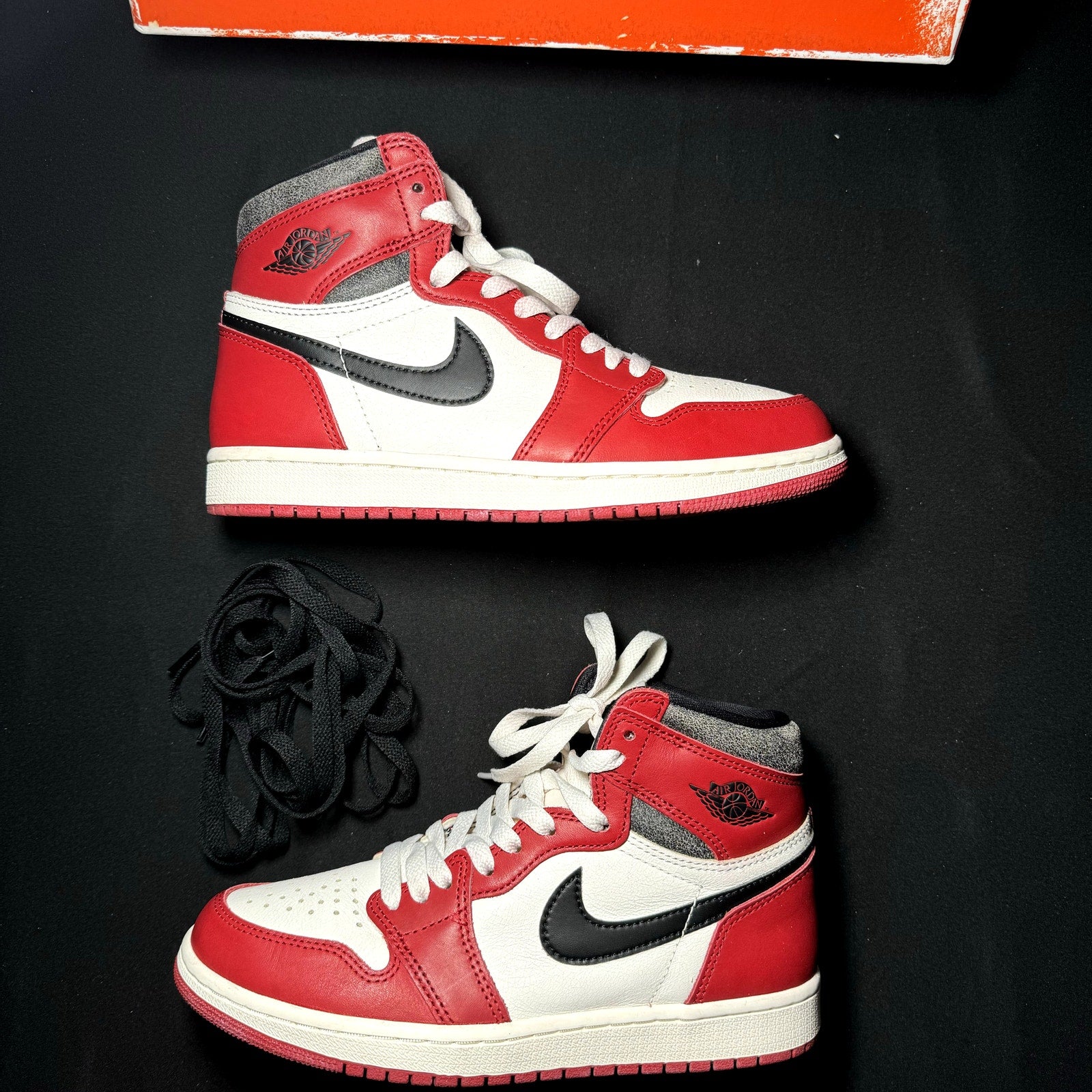 Air Jordan 1 Retro High OG Chicago Lost & Found 2022 Kids Shoes  - Size 6.5