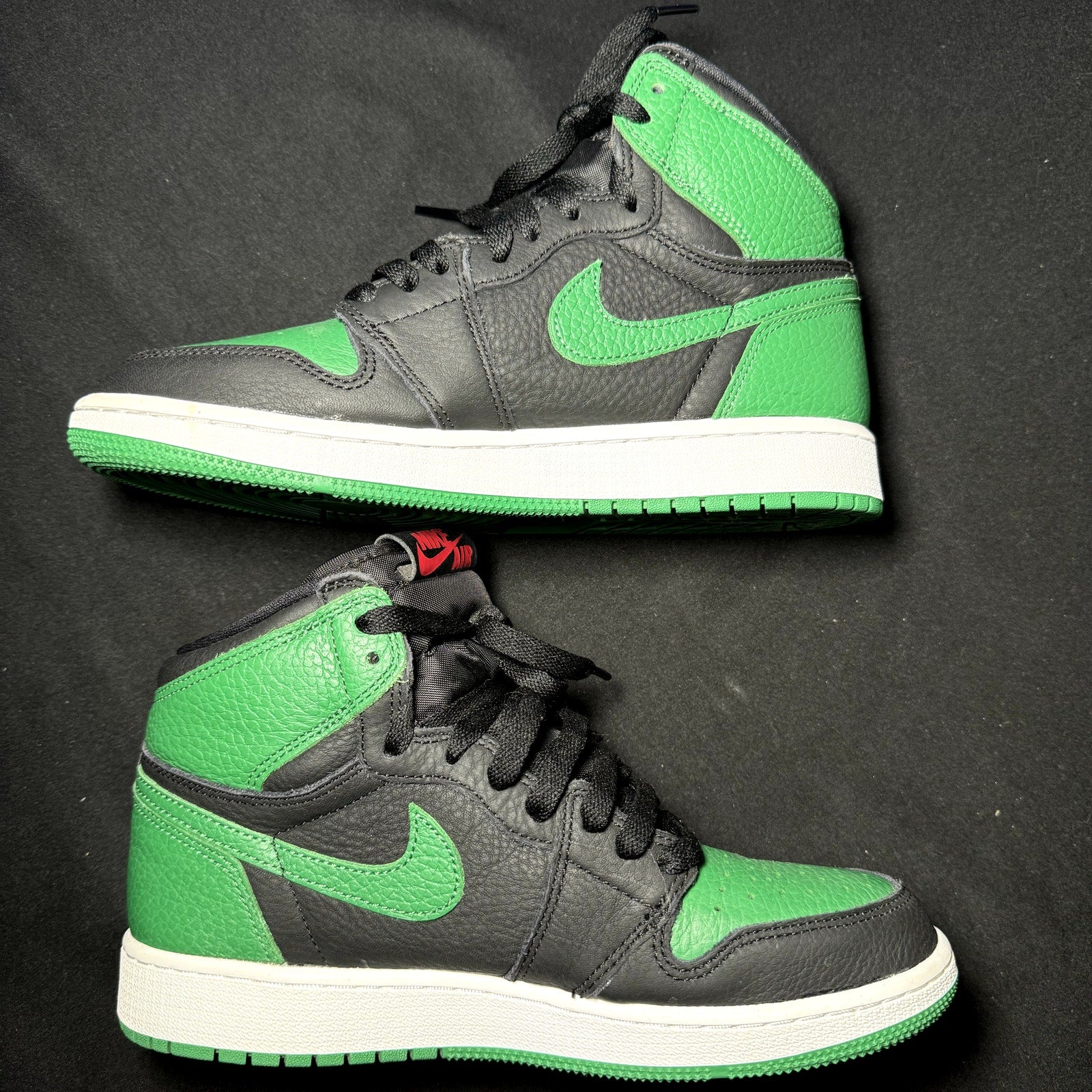 Air Jordan 1 Retro High OG GS Pine Green 2.0 Kids Shoes - Size 5.5