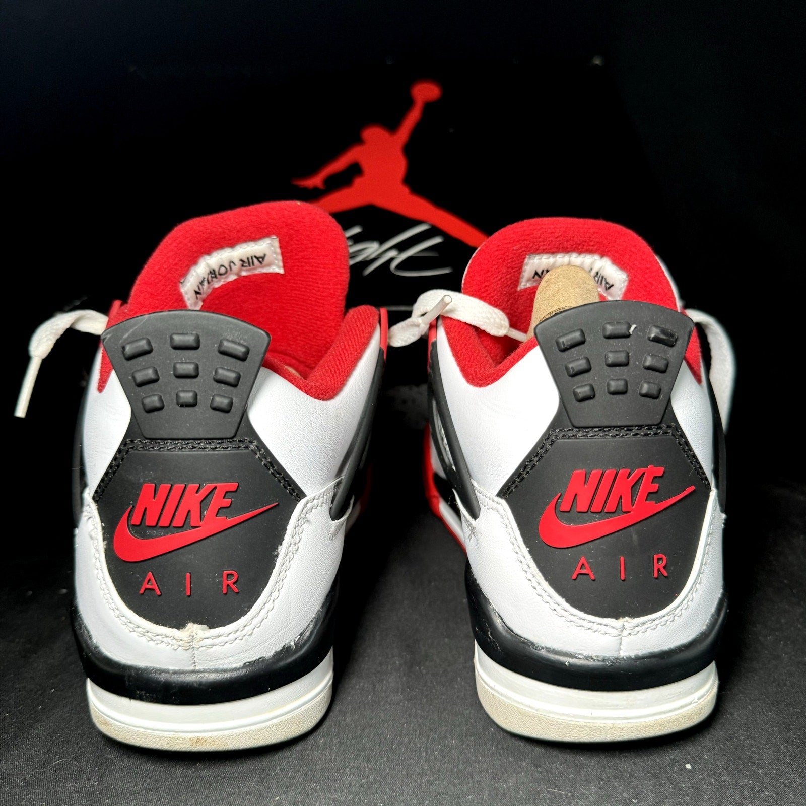 Air Jordan 4 Retro OG GS Fire Red 2020 Kids Shoes - Size 4