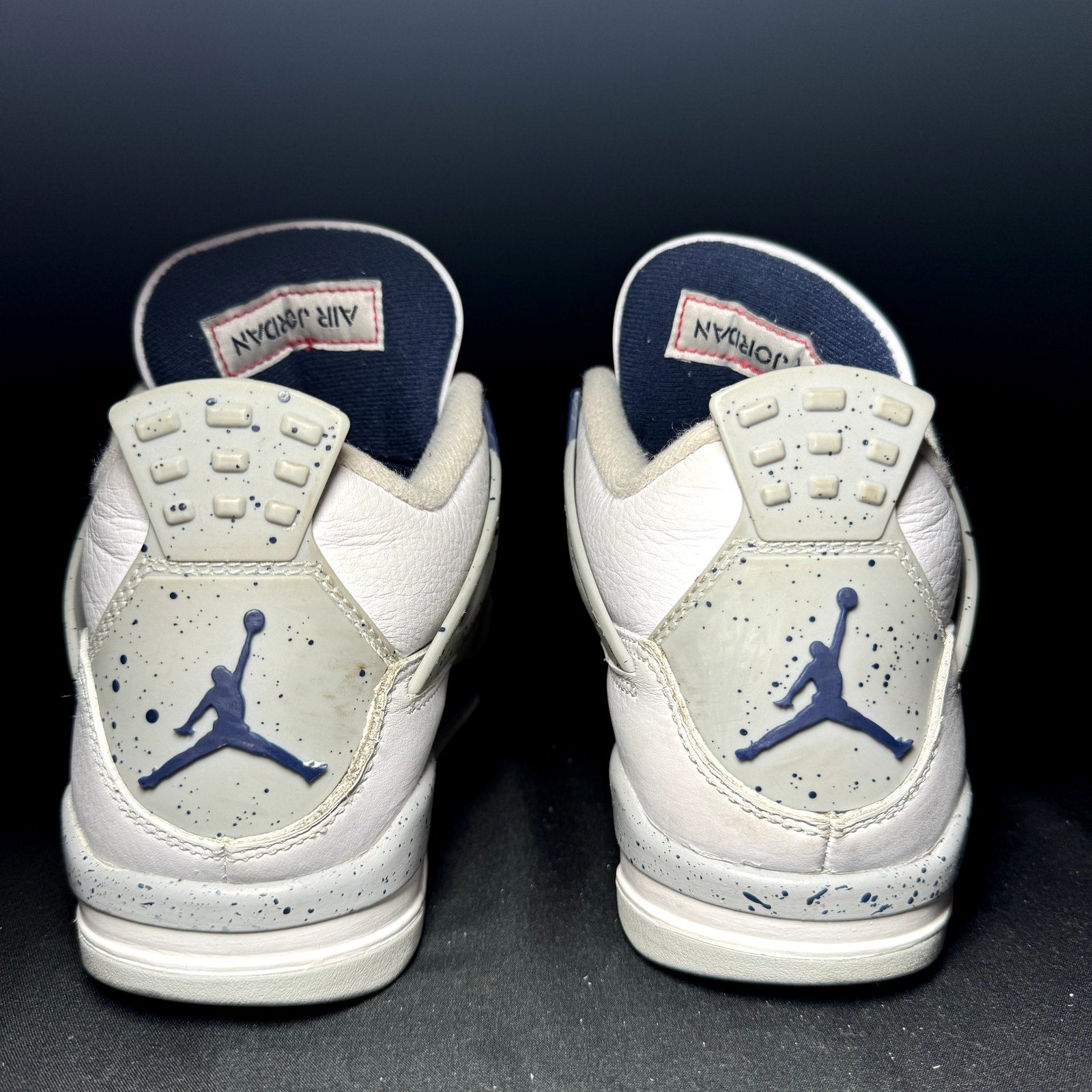 Air Jordan 4 Retro Midnight Navy Kids Shoes - Size 4.5