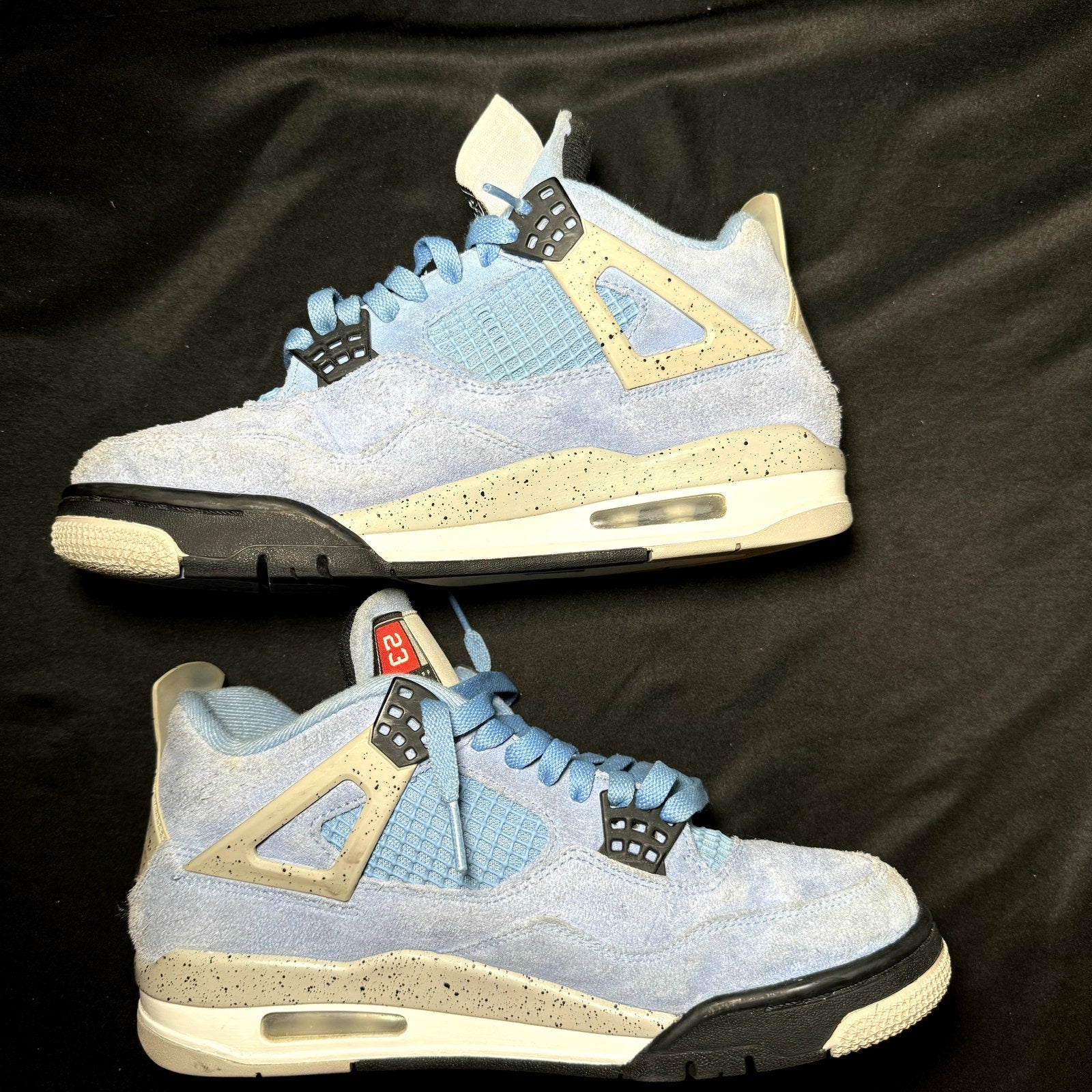 Air Jordan 4 Retro University Blue Men's Shoes - Size 8