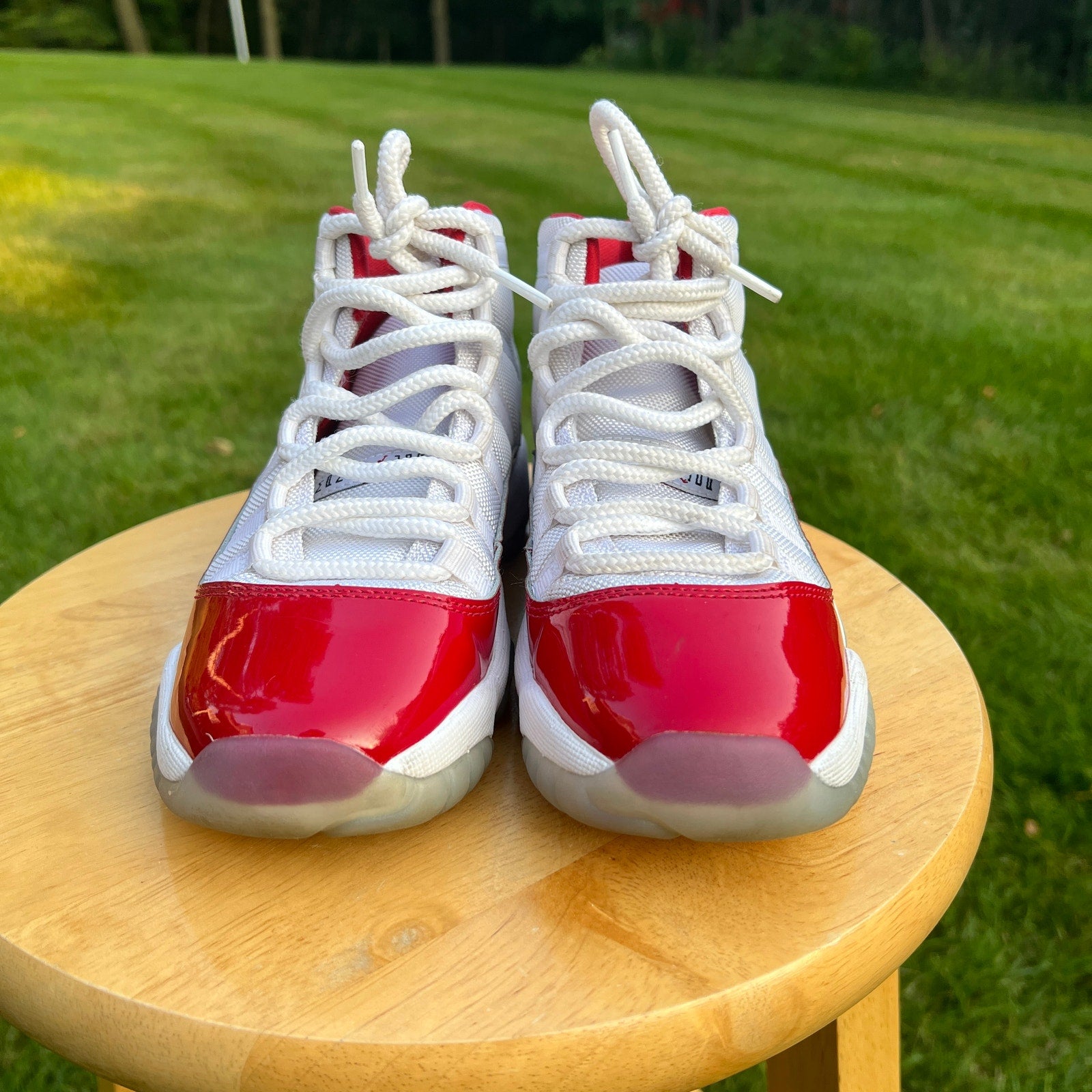 Air Jordan 11 Retro GS Cherry Kids Shoes - Size 4.5