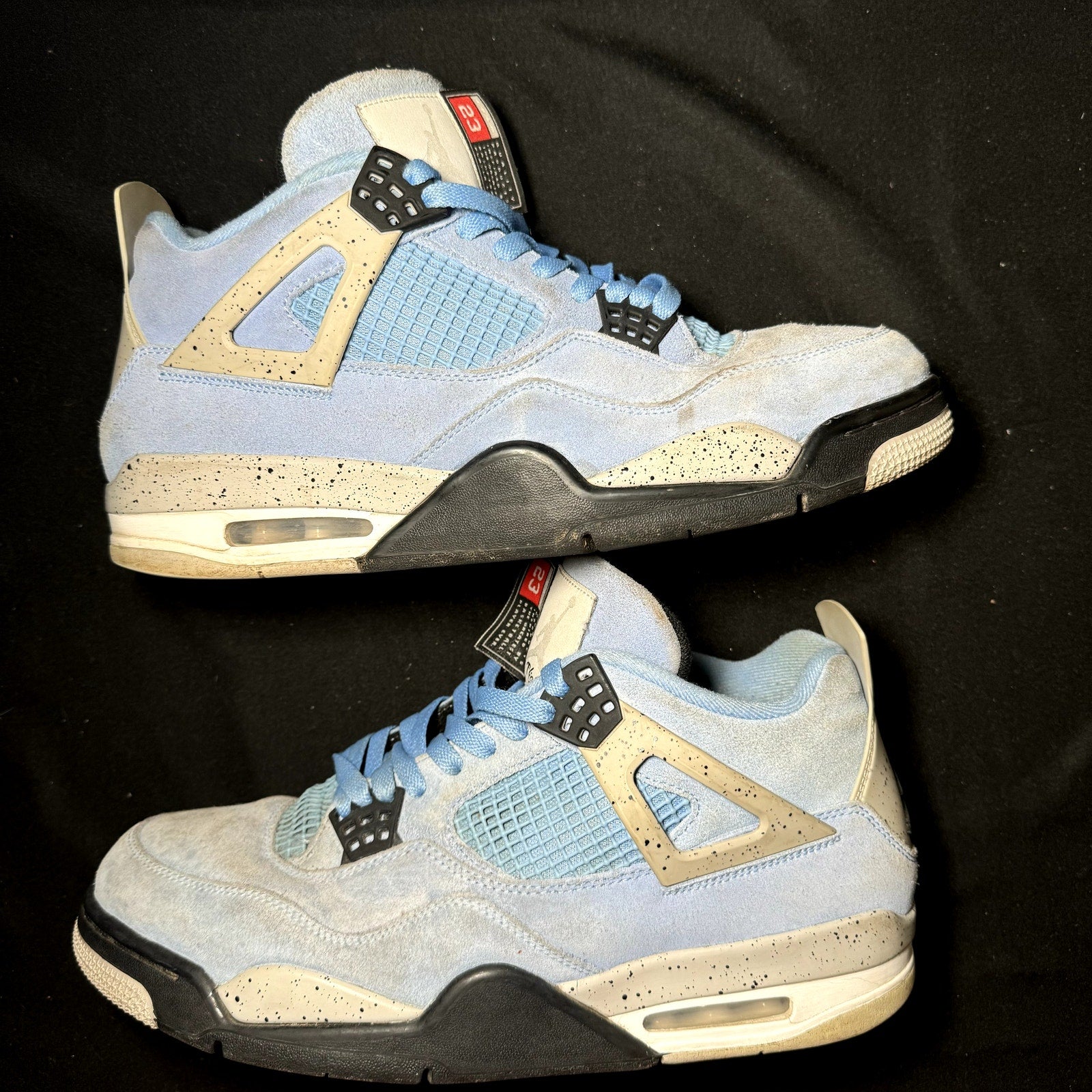 Air Jordan 4 Retro University Blue Men's Shoes - Size 12