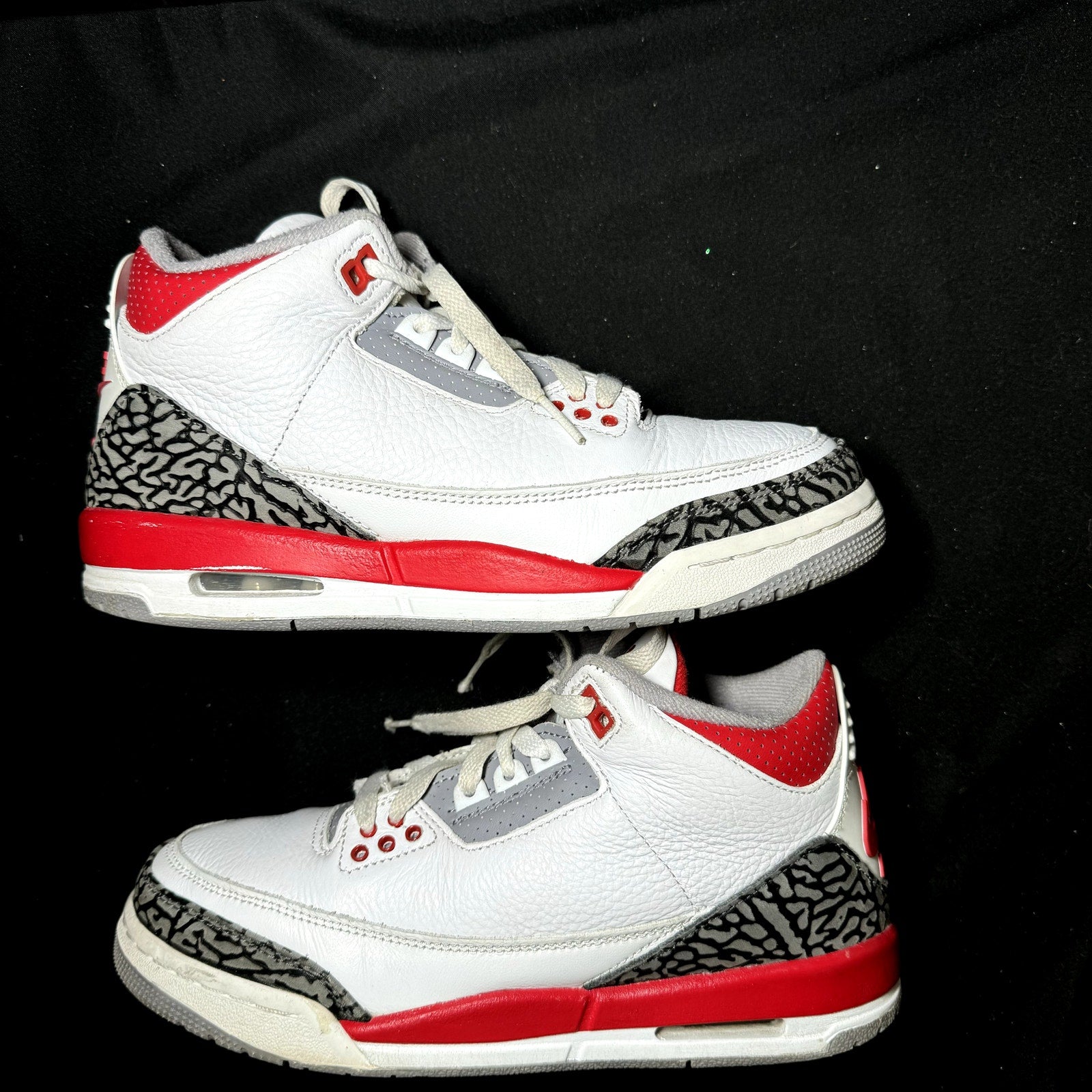 Air Jordan 3 Retro GS Fire Red 2022 Kids Shoes - Size 6.5