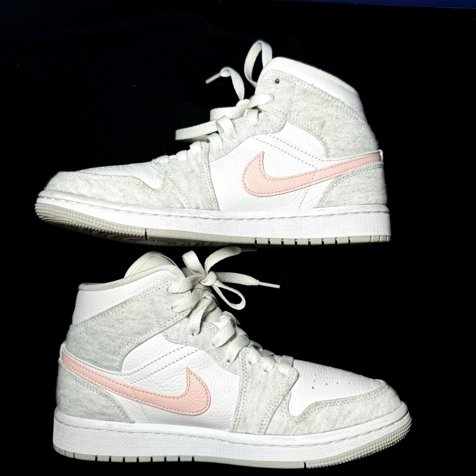 Air Jordan 1 Mid SE Light Iron Ore Women's Shoes - Size 7.5