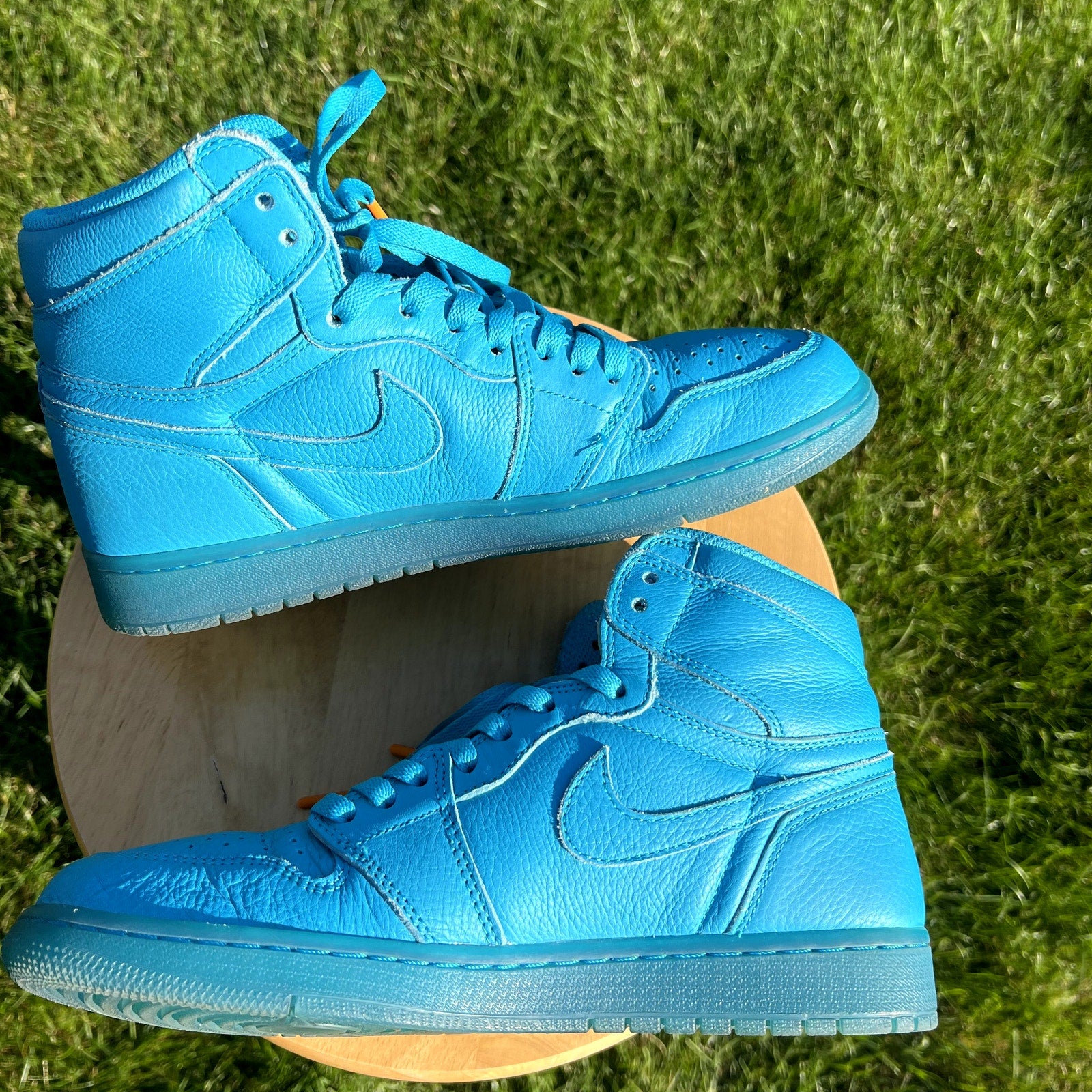 Air Jordan 1 Retro High OG G8RD Blue Lagoon Men's Shoes - Size 10