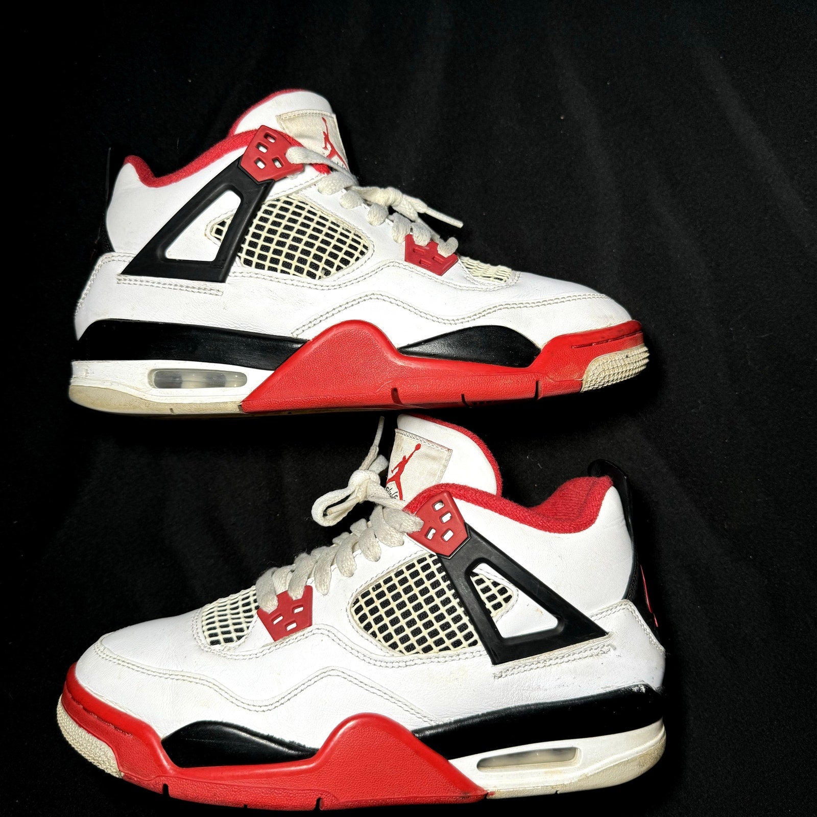 Air Jordan 4 Retro OG GS Fire Red 2020 Kids Shoes - Size 6.5