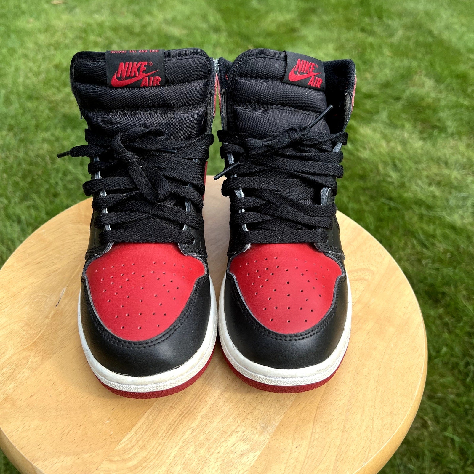 Air Jordan 1 Retro High OG GS Banned 2016 Kids Shoes - Size 6