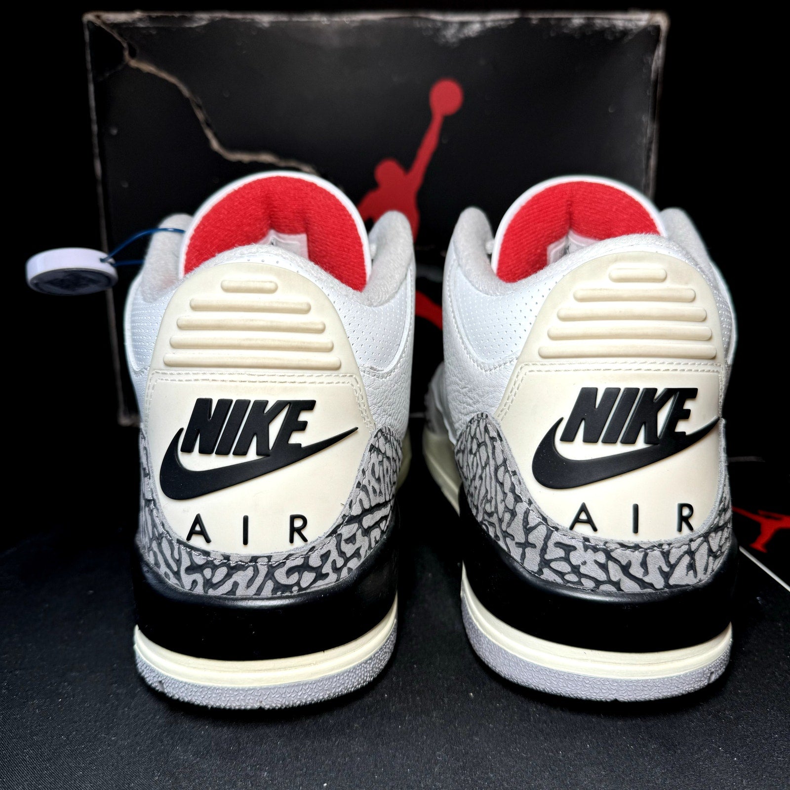 Air Jordan 3 Retro White Cement Reimagined Men's Shoes - Size 12